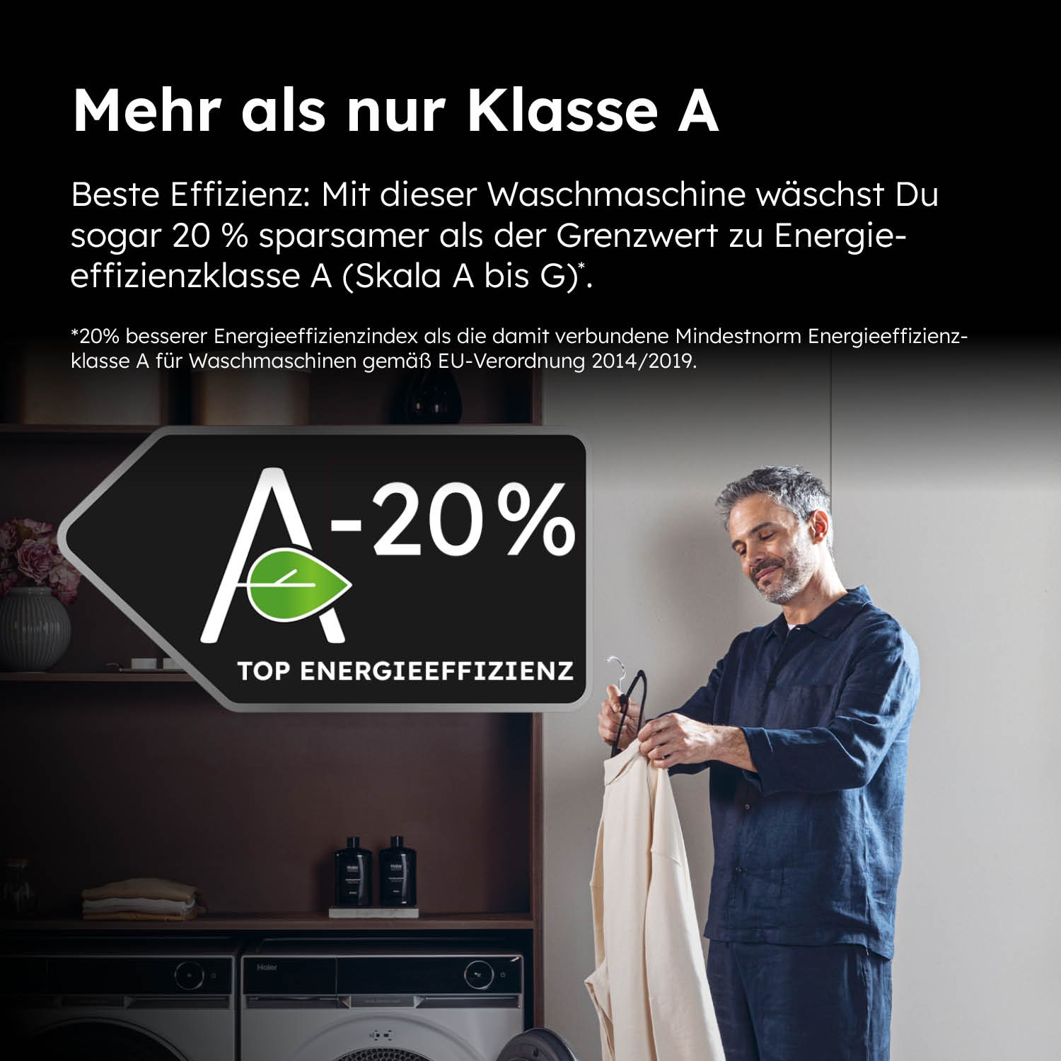 Haier Waschmaschine »HW80-B14959EU1«, 8 kg, 1400 U/min, 8 kg, 1400 U/min, Flüsterleiser Motor, Antibakterielle Technologie