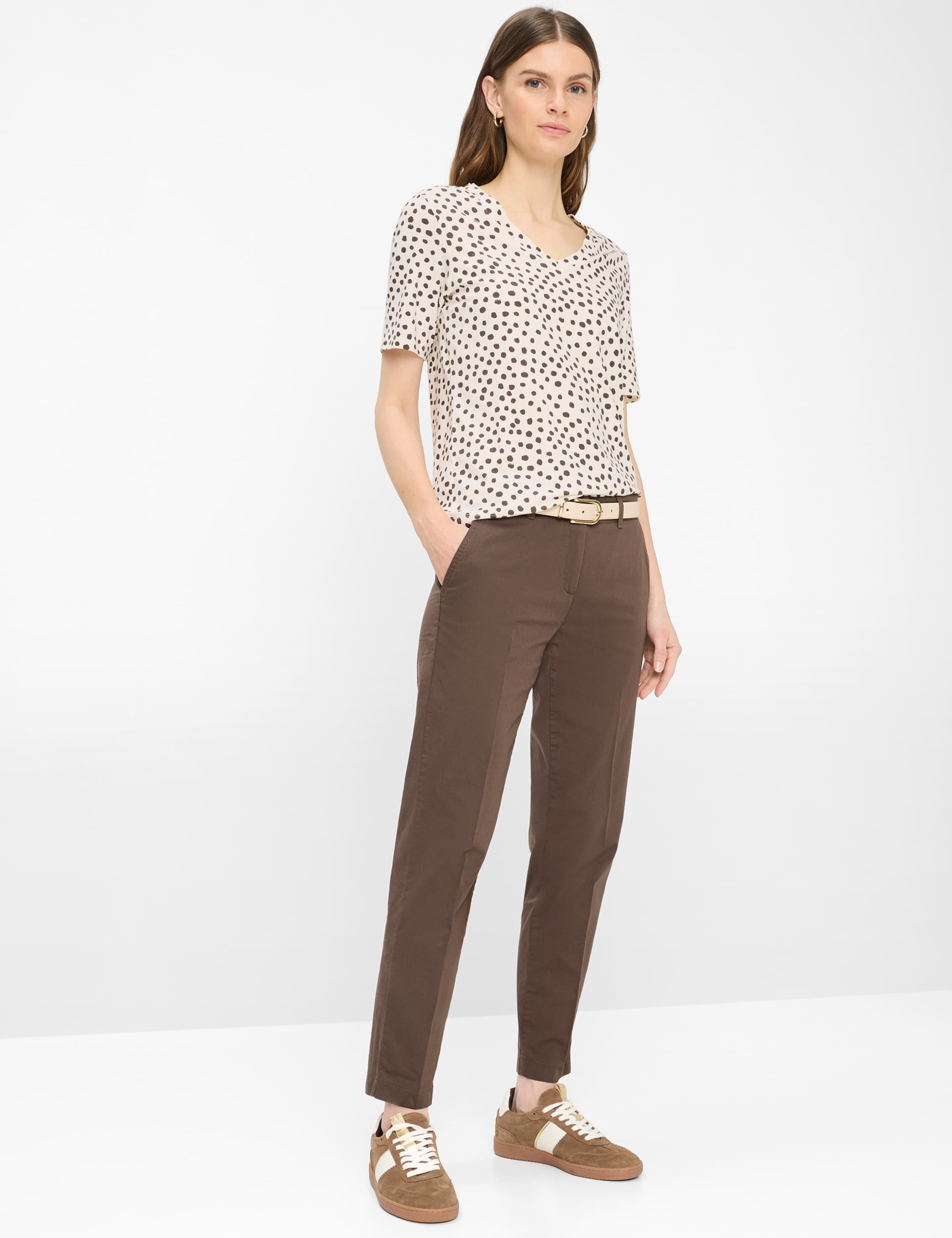 Brax Chino 7/8 MARON S braun   40 damen 2