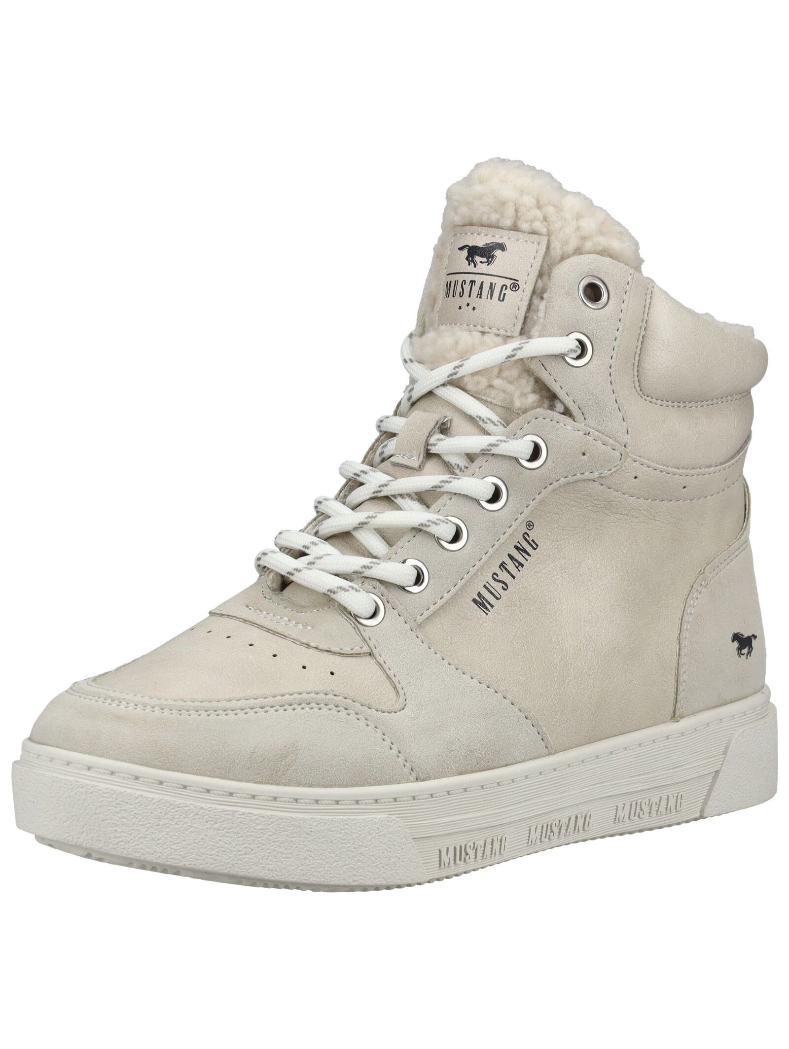 Mustang Shoes Schnürstiefelette "Mustang Shoes Stiefelette Lederimitat" günstig online kaufen
