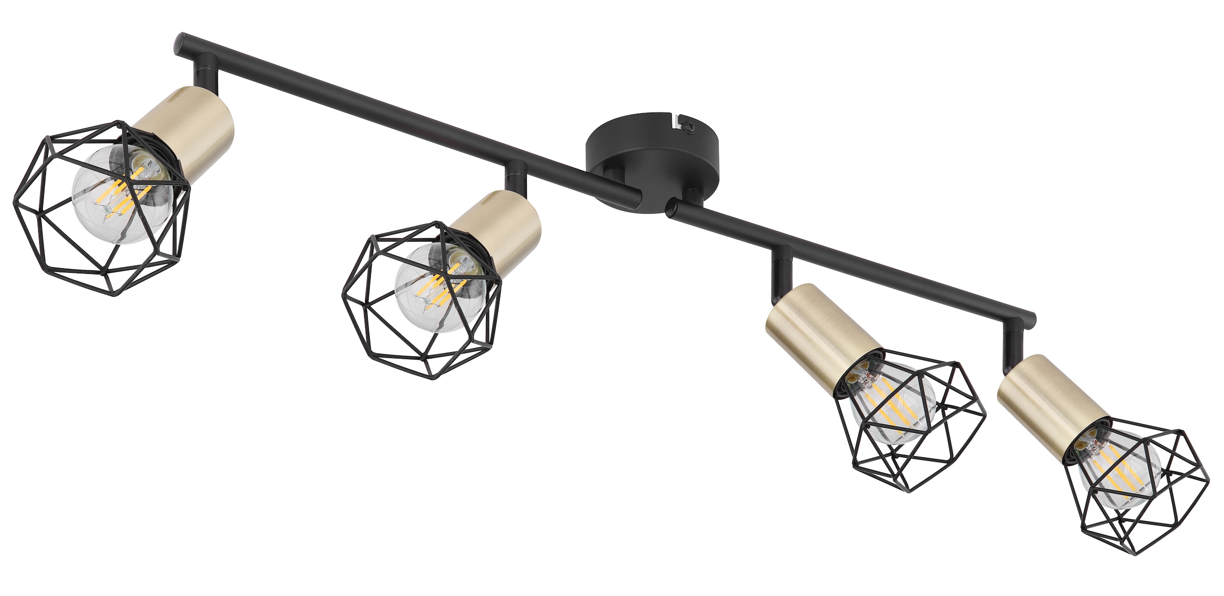 GLOBO LIGHTING Deckenstrahler »XARA I«, Leuchtmittel E14 | ohne Leuchtmittel, Deckenstrahler/Metall/Flur/Wohnzimmer/Schlafzimmer