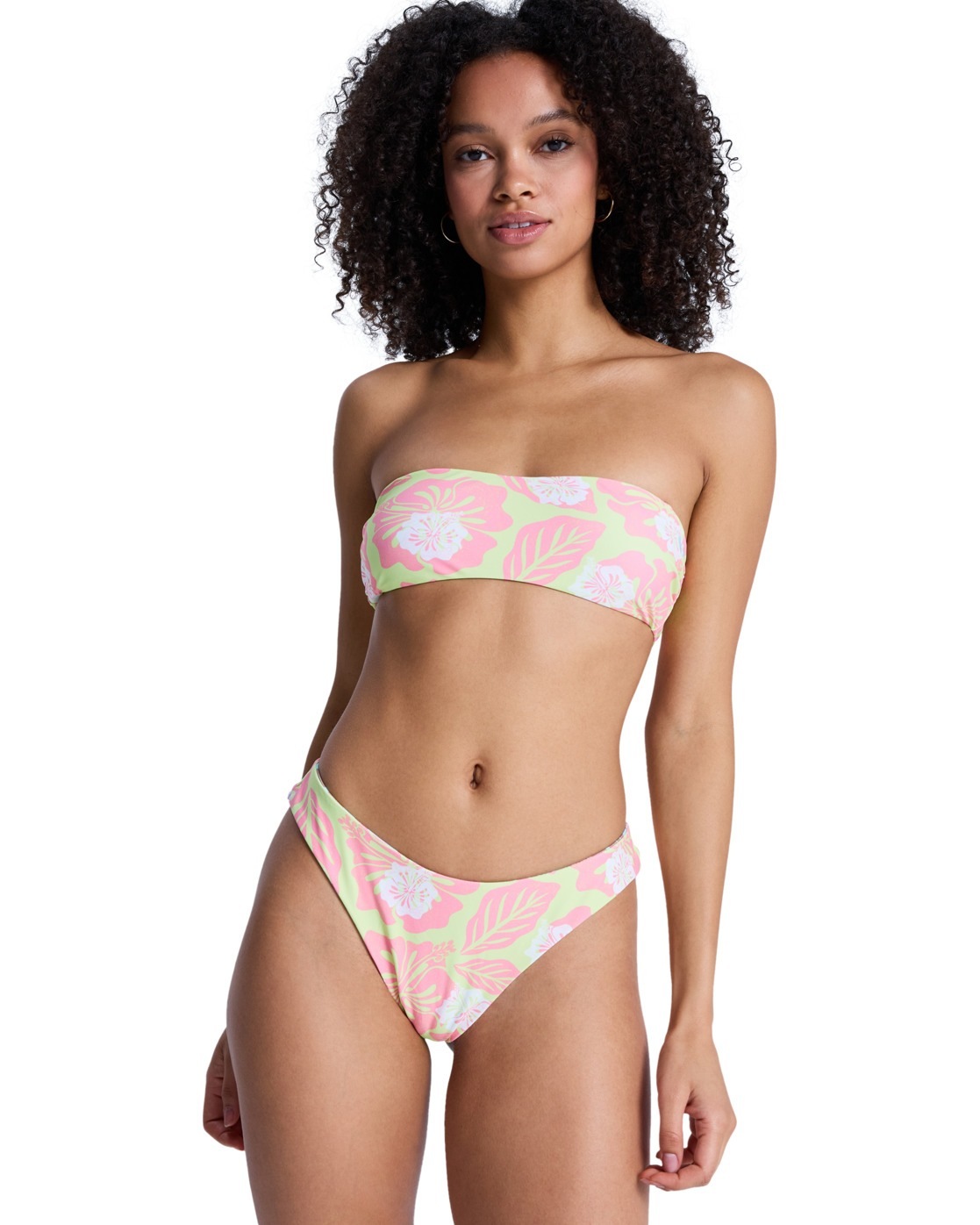Roxy Bandeau-Bikini-Top "Hibiscus Hype" günstig online kaufen