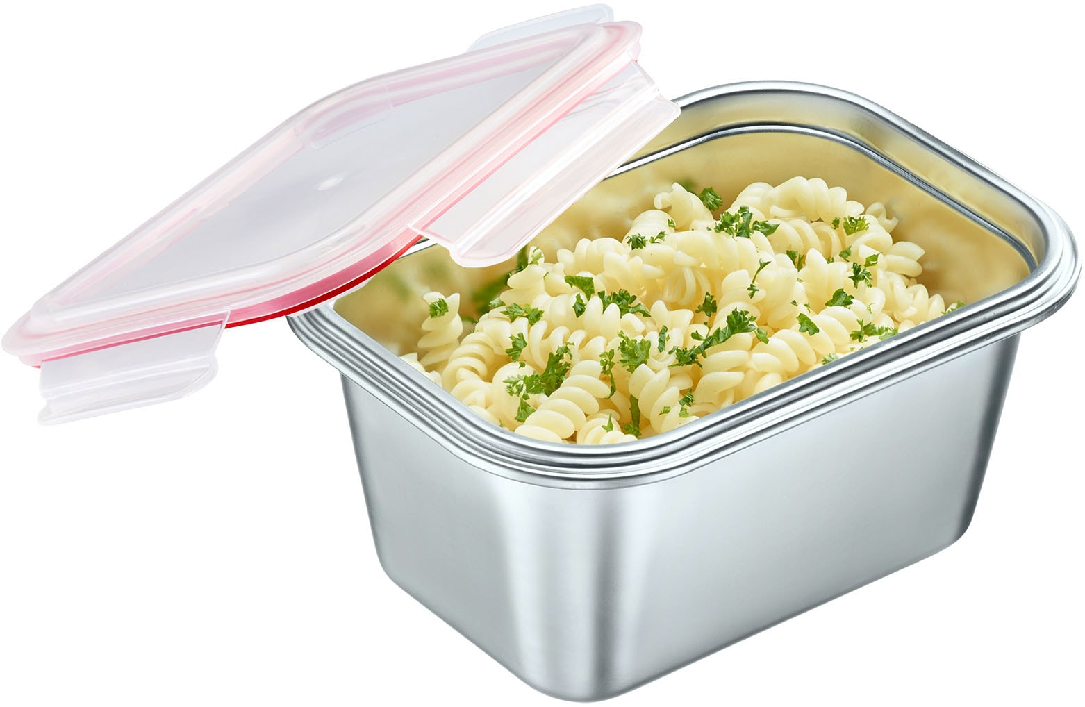 WESTMARK Lunchbox »Edelstahl Lunch Box/ Frischhaltedose, 1000 ml«, (1 tlg.), auslaufsichere Brotdose – mikrowellen- & ofenfest