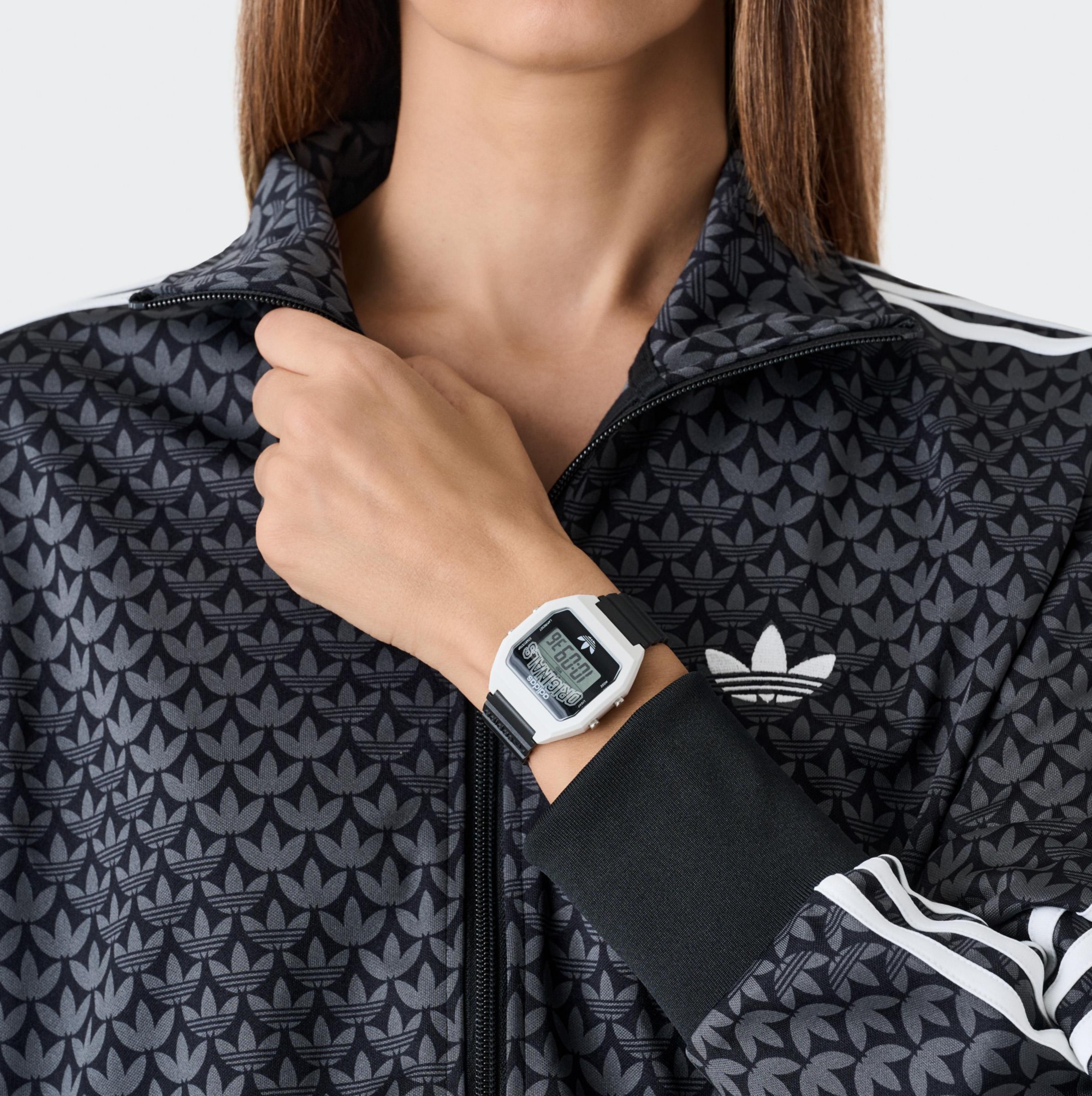 adidas Originals »DIGITAL TWO« Quarzuhr, Armbanduhr, Damenuhr, Herrenuhr, digital, Tag, Wochentag