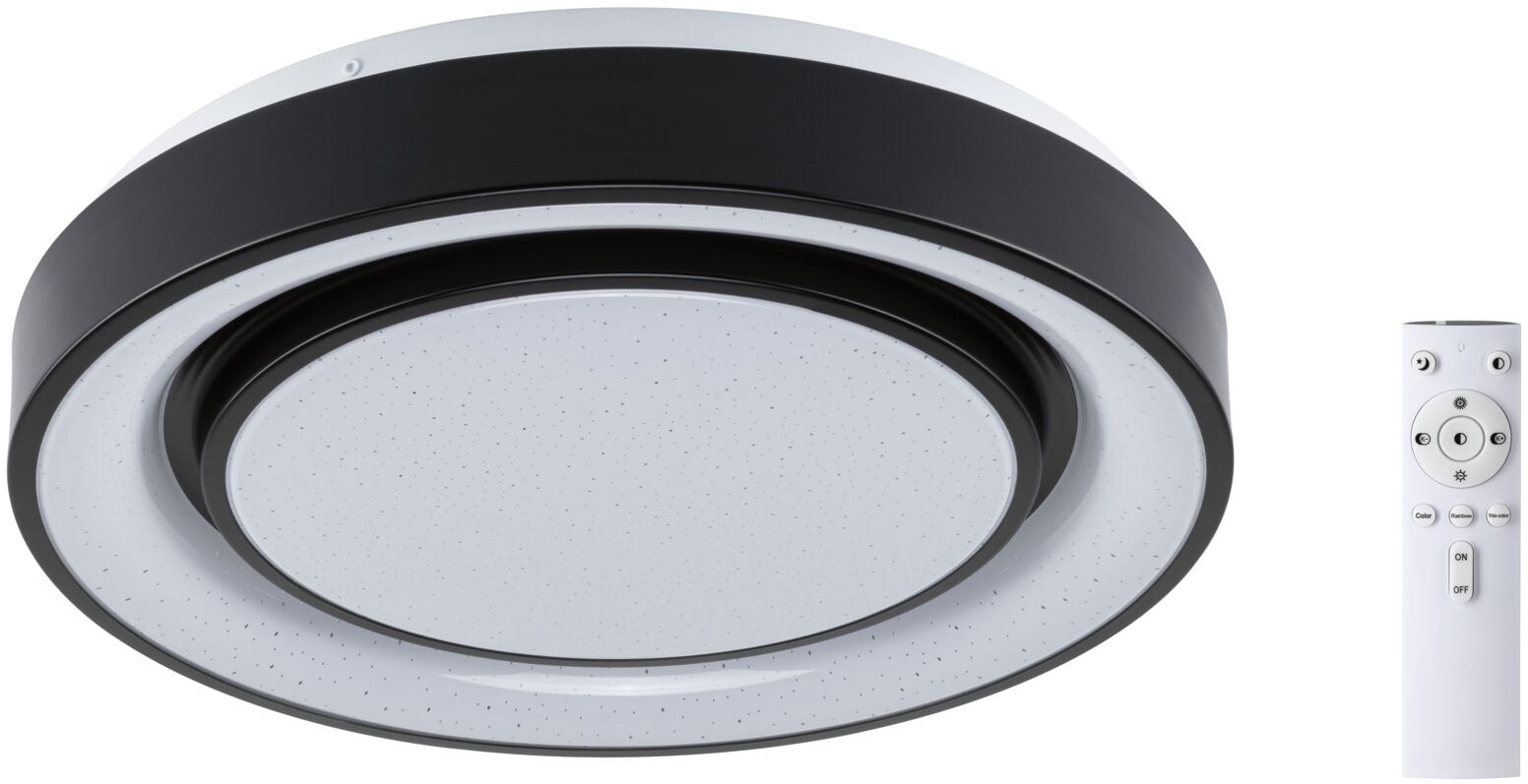 Paulmann LED Deckenleuchte »Rainbow Dynamic 22W 375mm Weiß/Schwarz 230V«, 1 flammig, RGBW TunableWhite