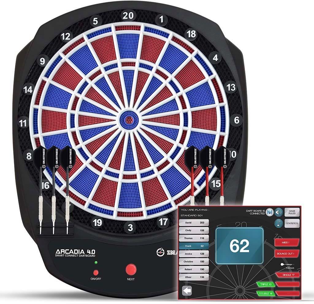 SMARTNESS® Dartscheibe »Elektronische Dartscheibe, Arcadia 4.0«