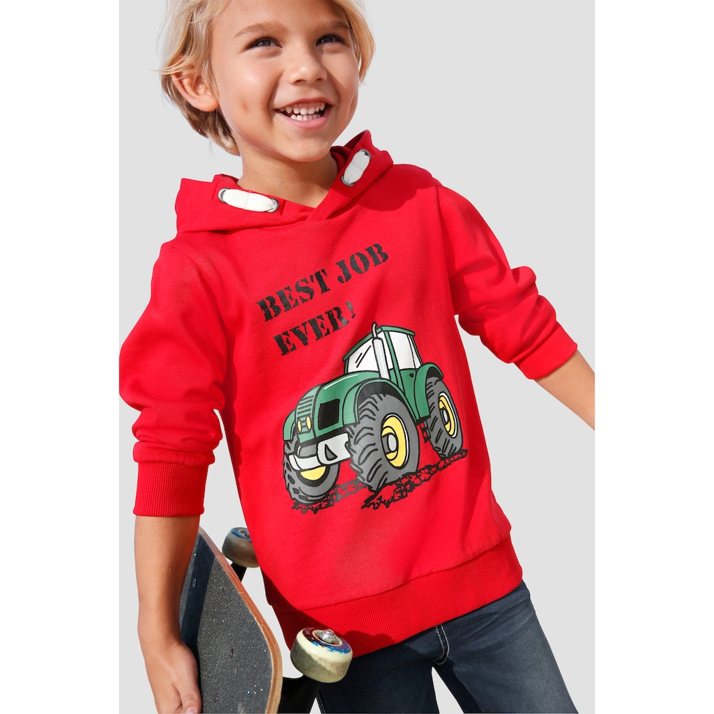 KIDSWORLD Kapuzensweatshirt »BEST JOB EVER!«