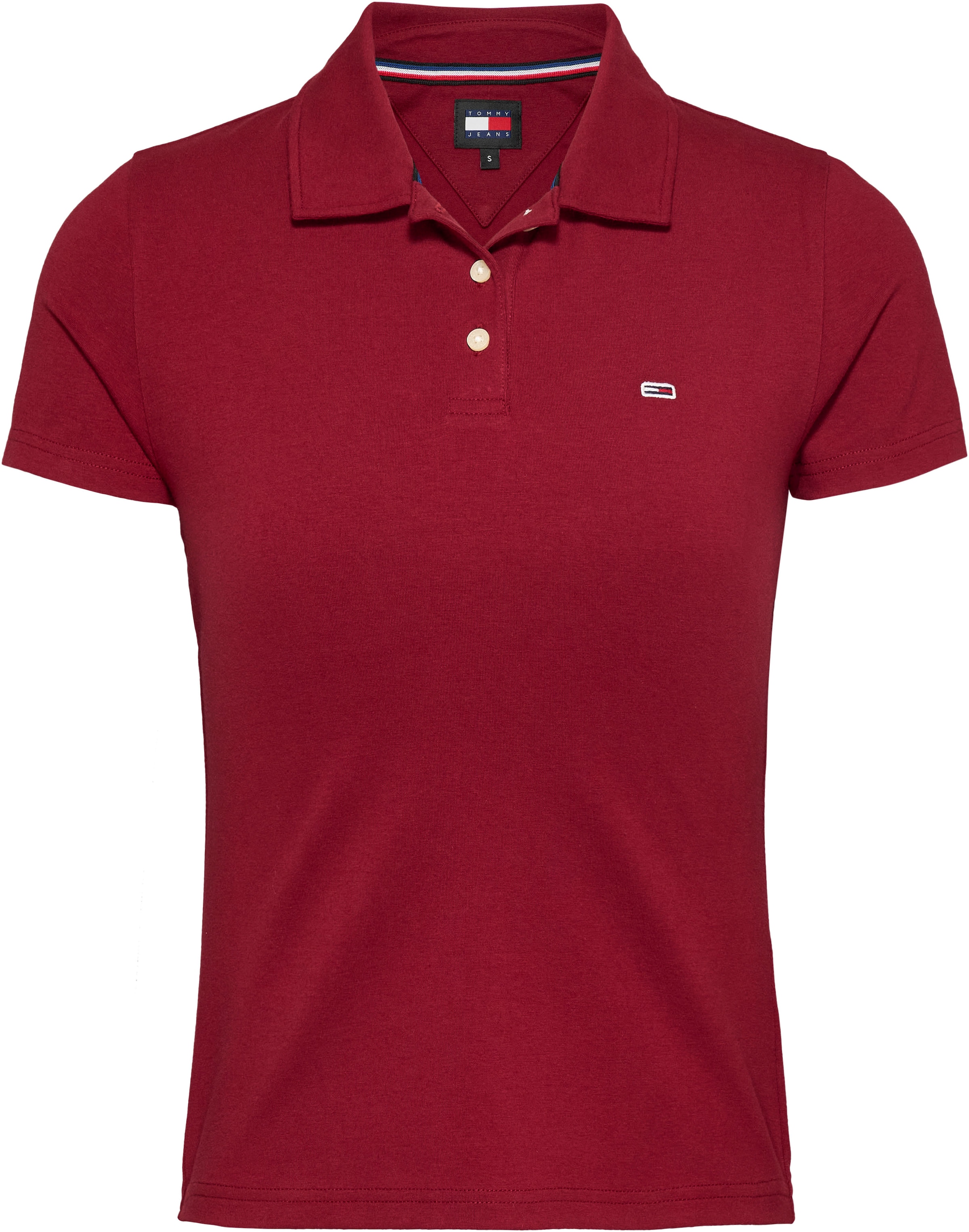 Tommy Jeans Poloshirt, mit kurzer Knopfleiste