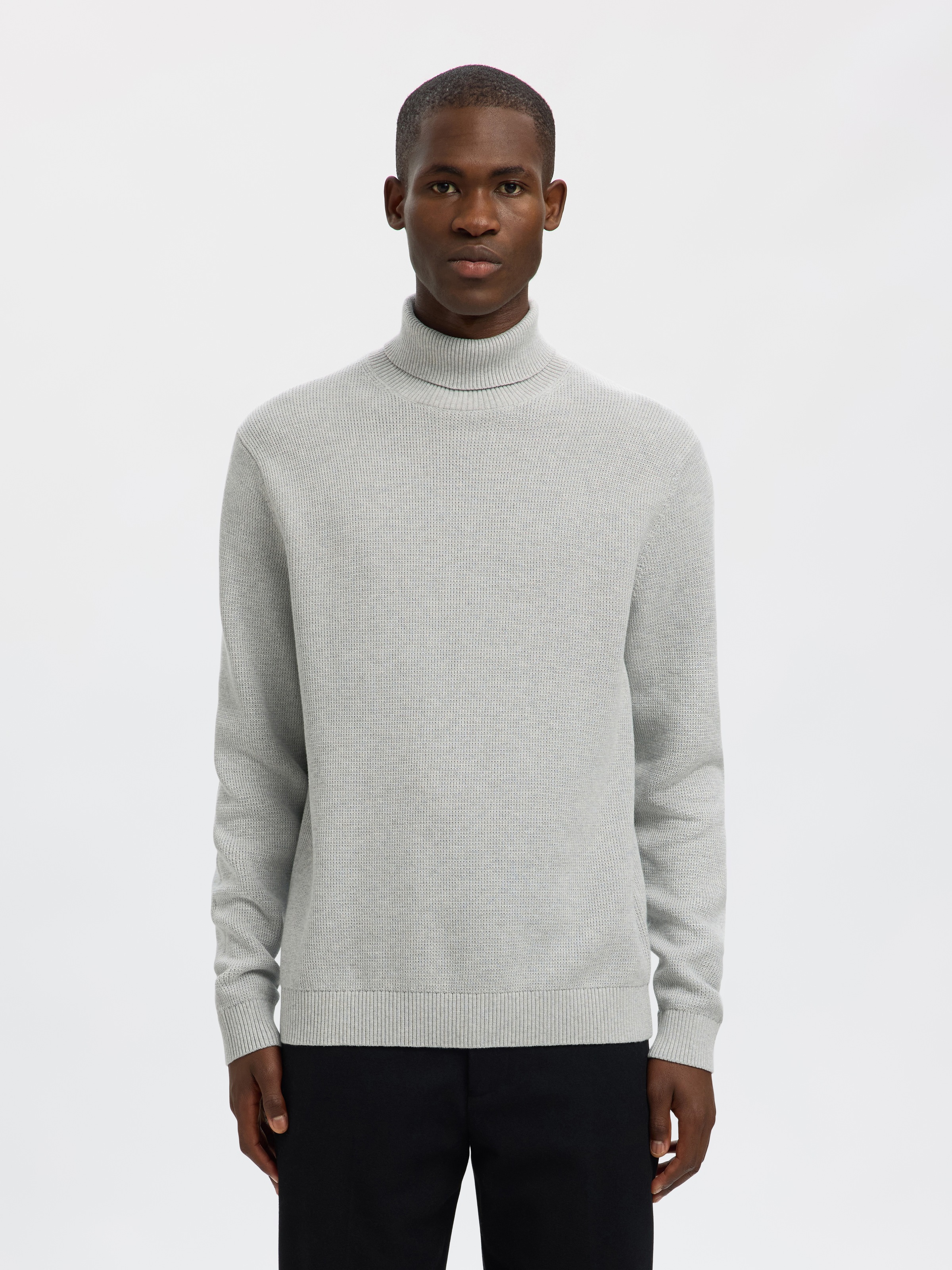 Selected Herren Rollkragen Pullover SLHDANE LS KNIT STRUCTURE ROLL NECK - R günstig online kaufen