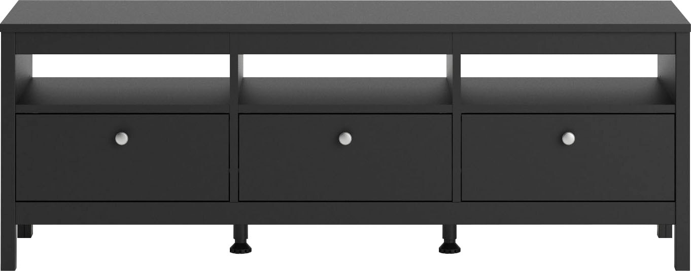 Home affaire TV-Bank »Madrid, TV-Möbel, Fernsehtisch, TV-Unit, Media-Möbel, Sideboard,«, mit 3 Schubladen und 3 offenen Fächern, Breite 151 cm, Höhe 54 cm