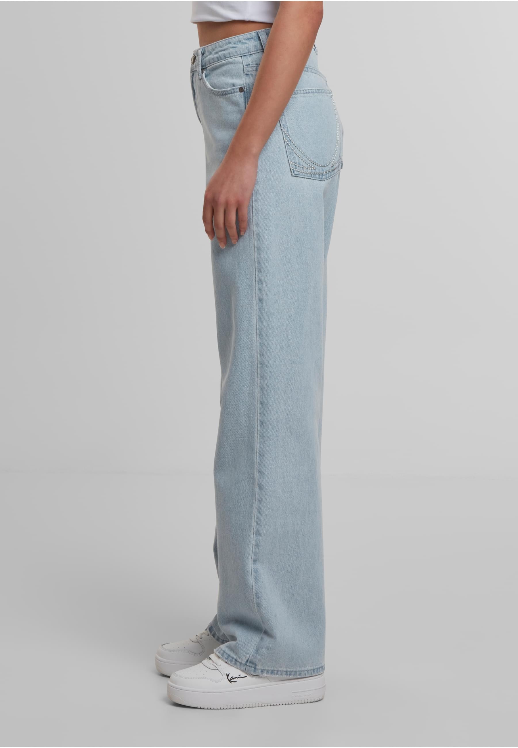 Karl Kani Bequeme Jeans »Karl Kani Signature K Straight Leg Denim bleached«