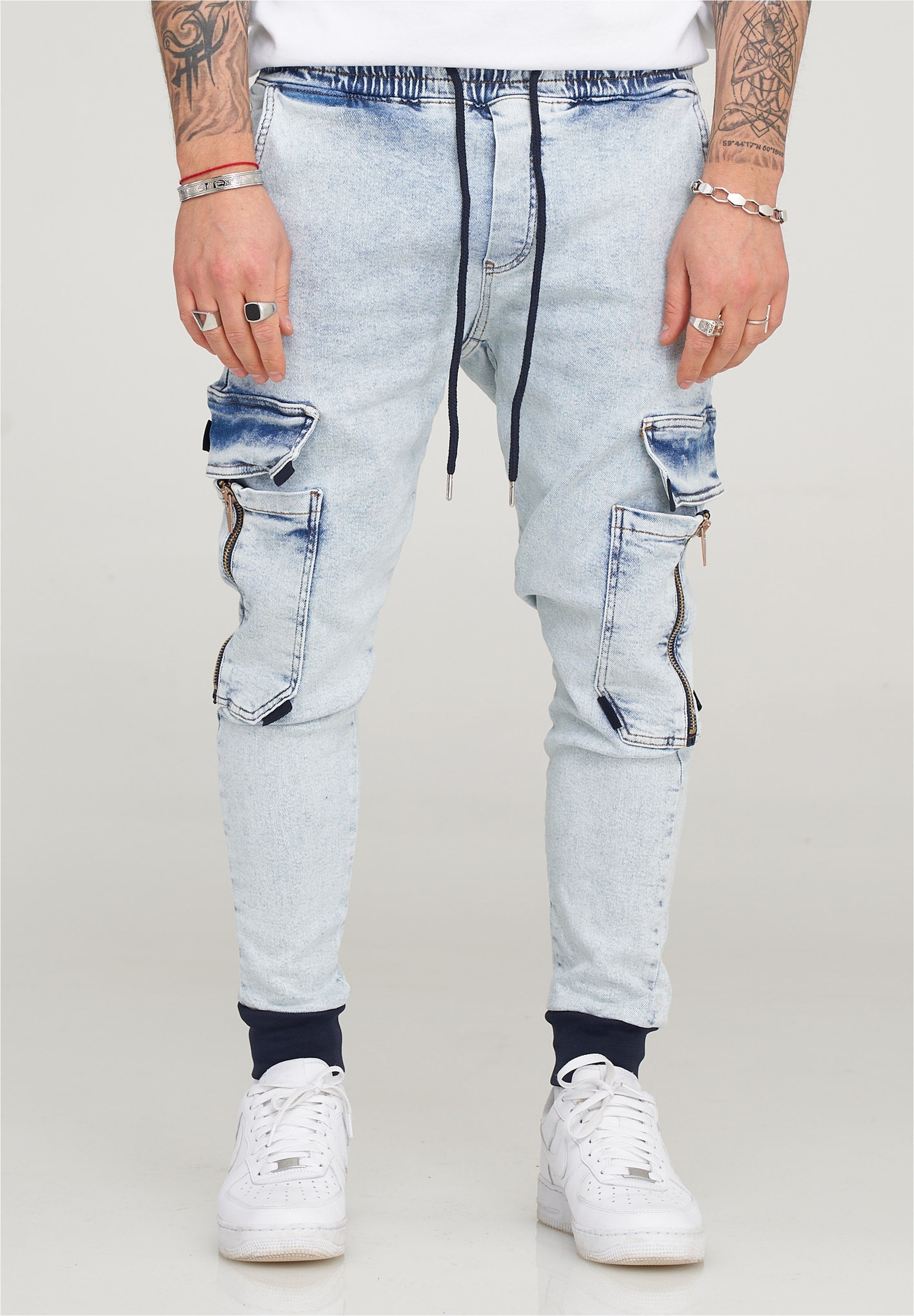 2Y Premium Cargohose "MERTY Hose" mit praktischen Taschen