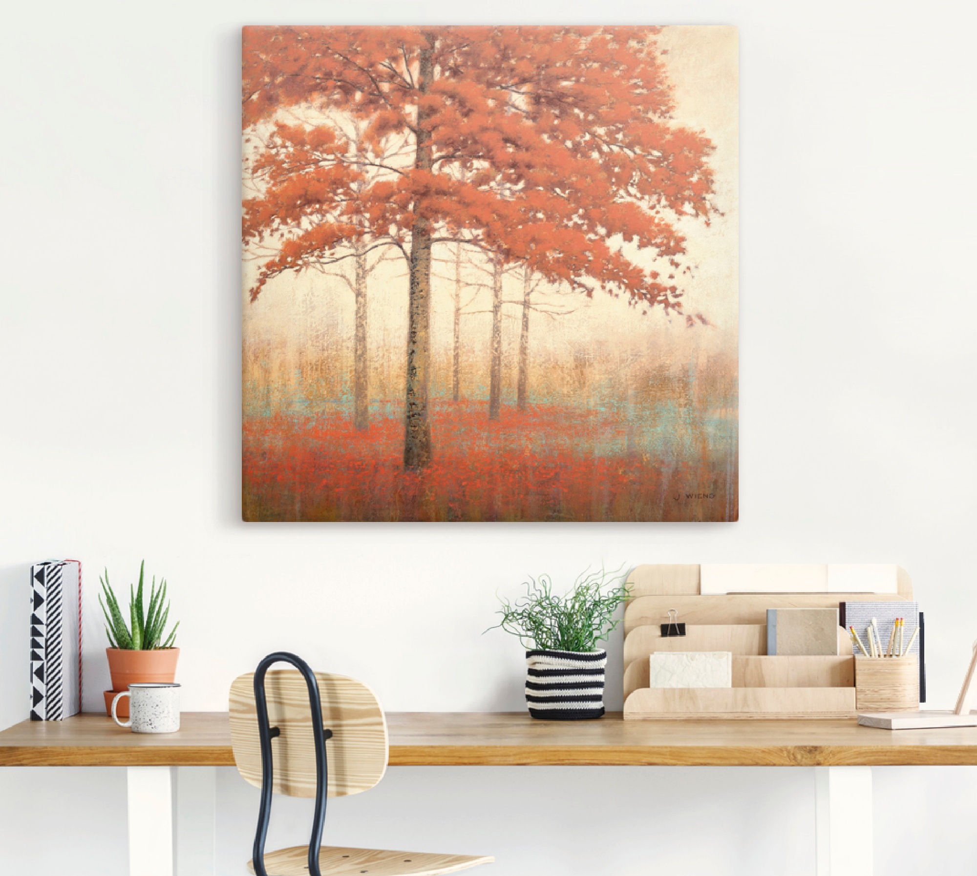 Artland Wandbild »Herbst Baum II«, Bäume, (1 St.), als Leinwandbild, Poster in verschied. Größen
