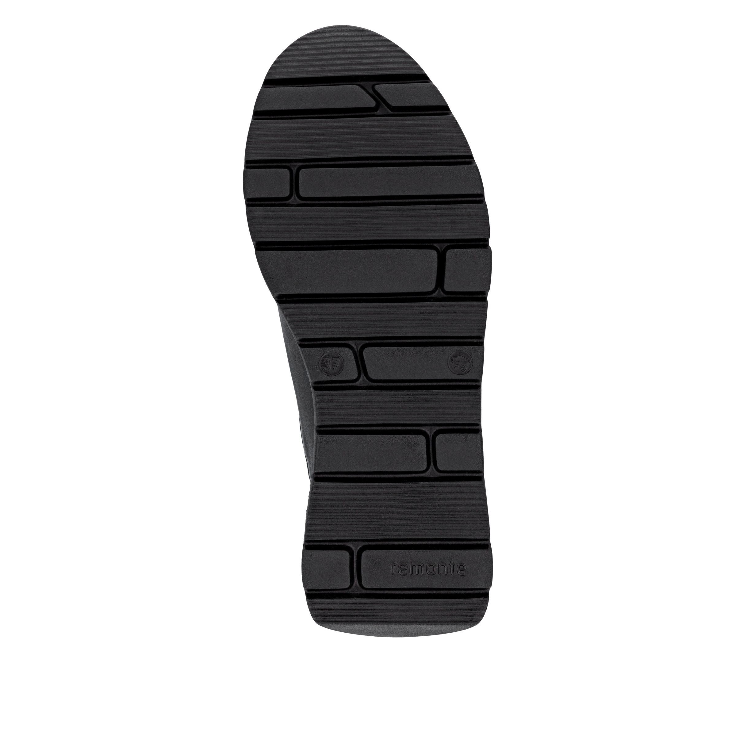 Remonte Plateausneaker, Halbschuh, Casual-Sneaker mit Lackdetails