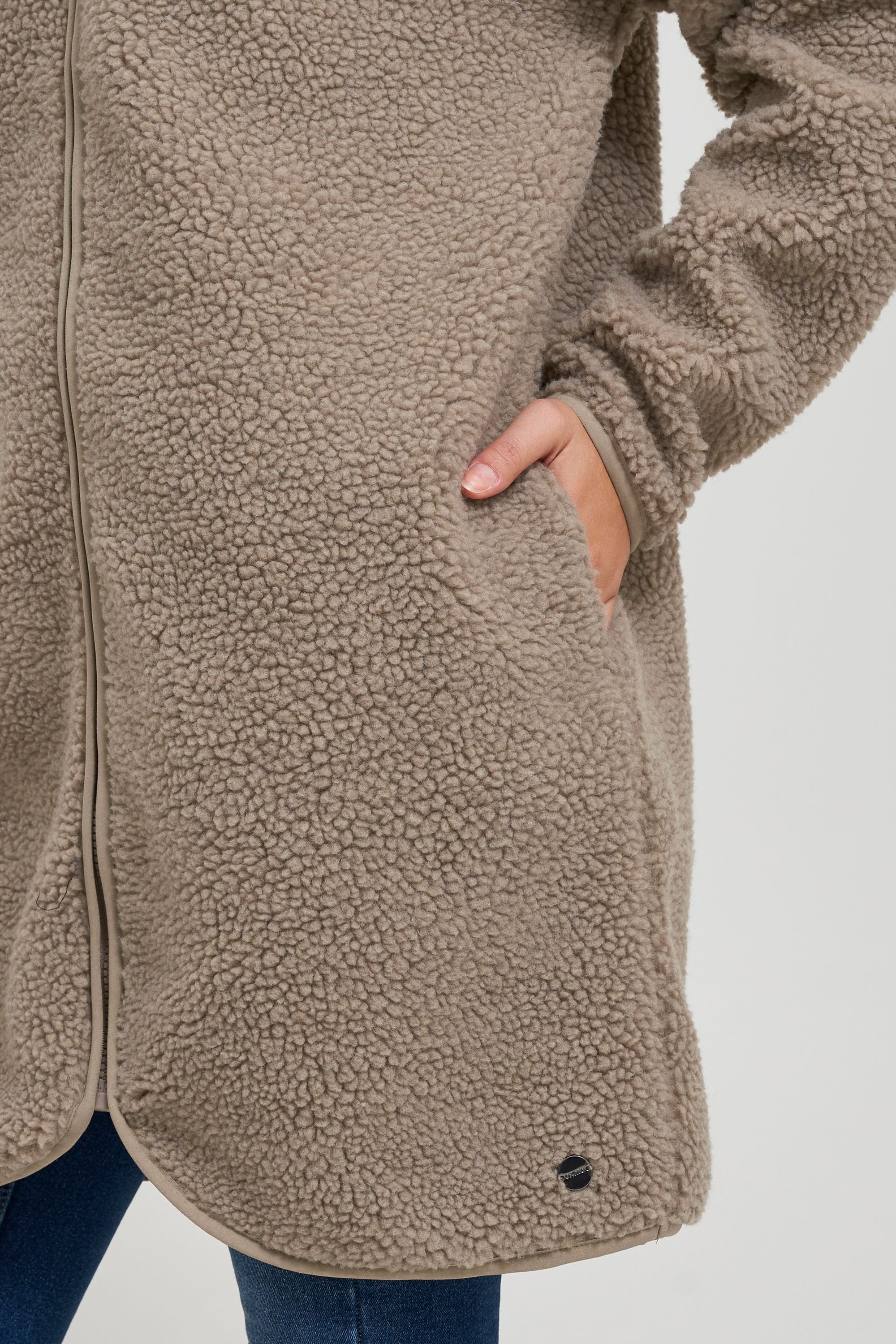 OXMO Sweatjacke »Kurzmantel OXTova«