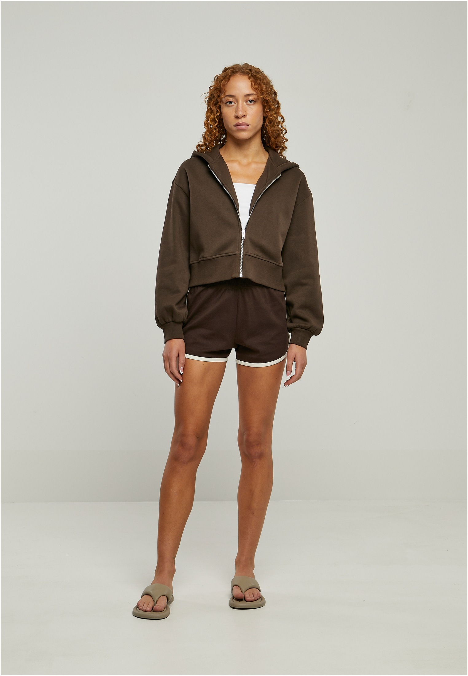 »Damen Short Oversized Jacket«, Ladies | Zip Sweatjacke BAUR (1 für URBAN tlg.) CLASSICS kaufen