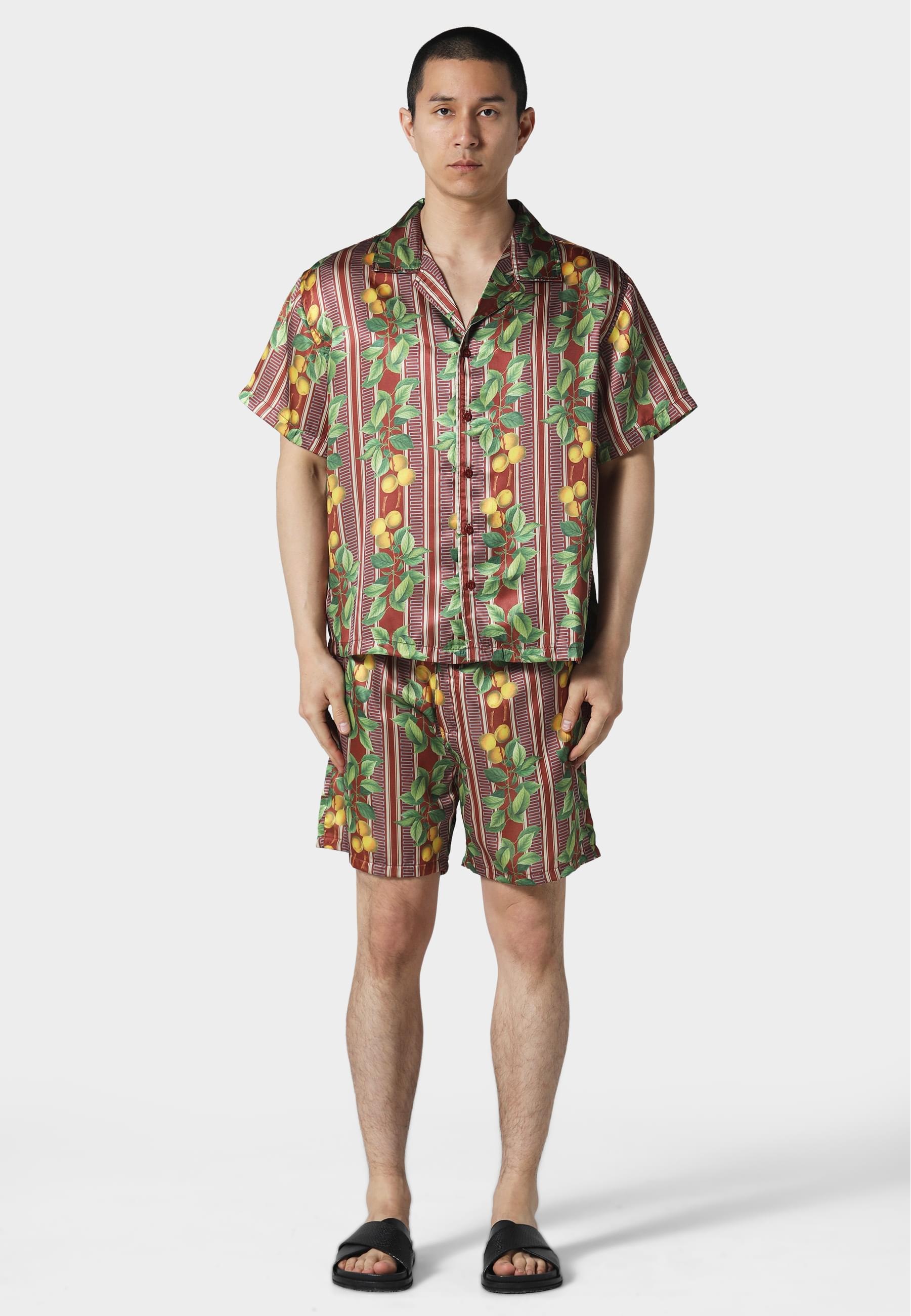 Pas De Monaco Langarmhemd »Pas De Monaco FRUITS CUBAN SHIRT«, (1 tlg.)