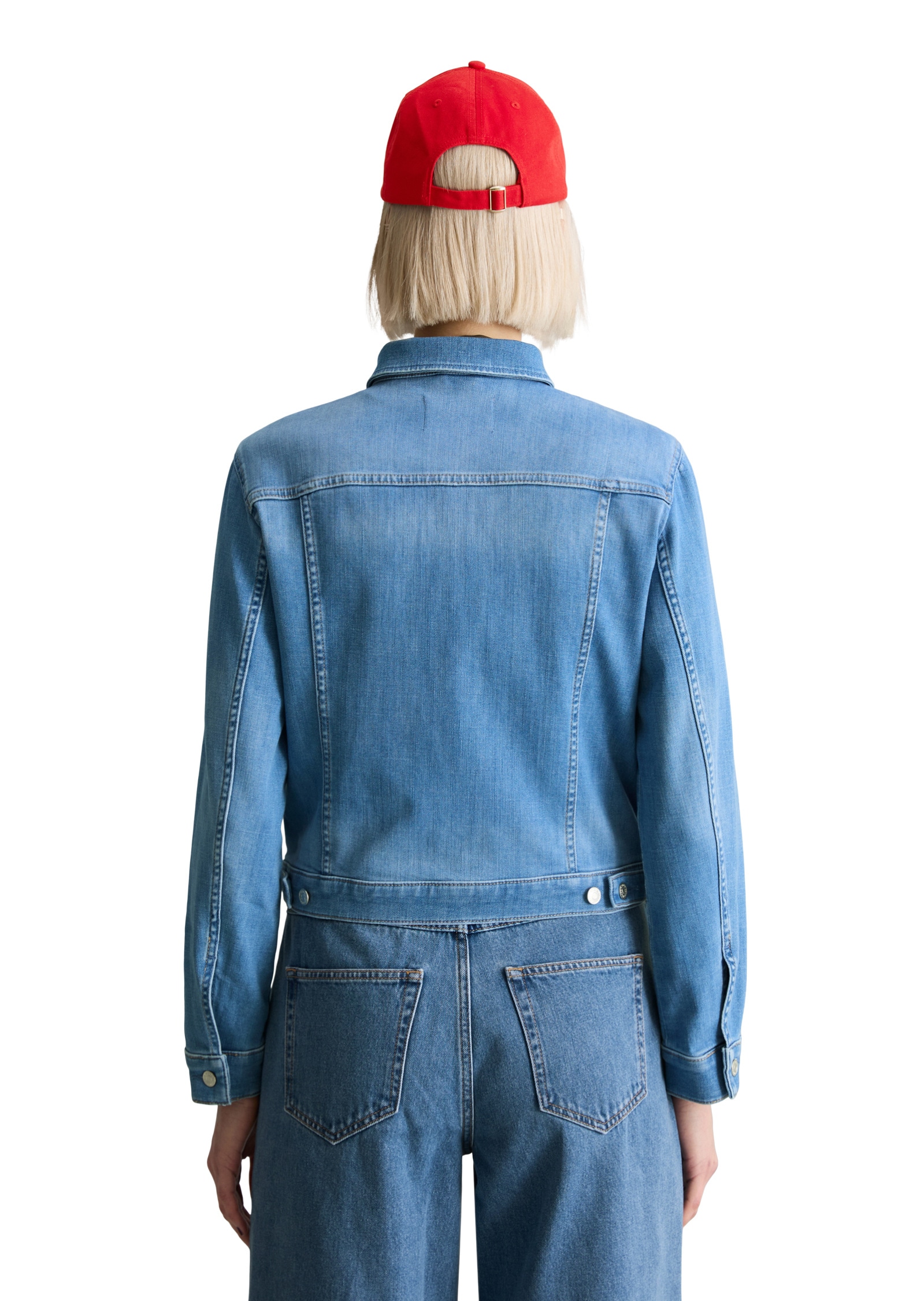 Marc O'Polo DENIM Jeansjacke »aus hochwertigem Organic Cotton-Stretch« ohne Kapuze
