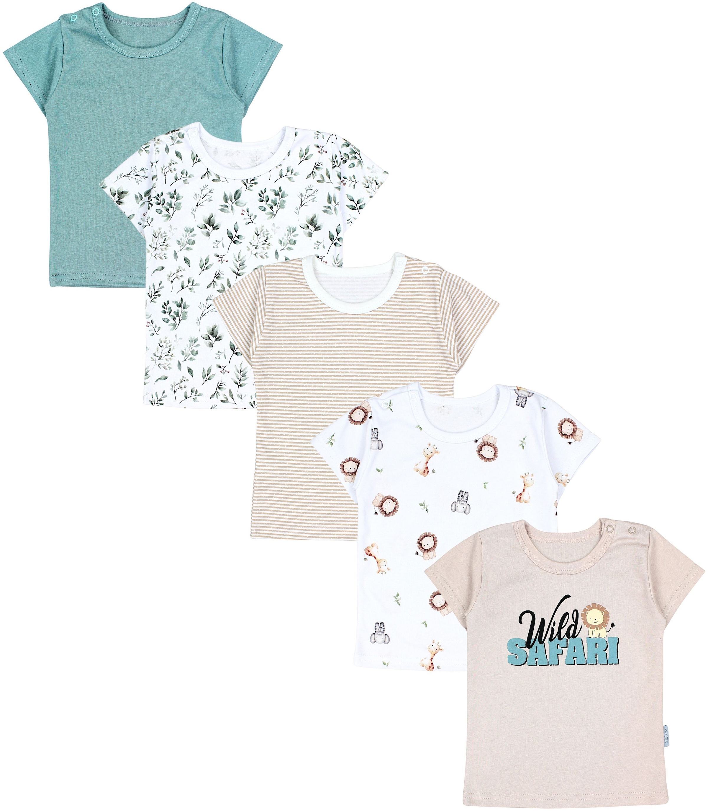 TupTam T-Shirt "Shirt Baby Kurzarm T-Shirt 5er Set"