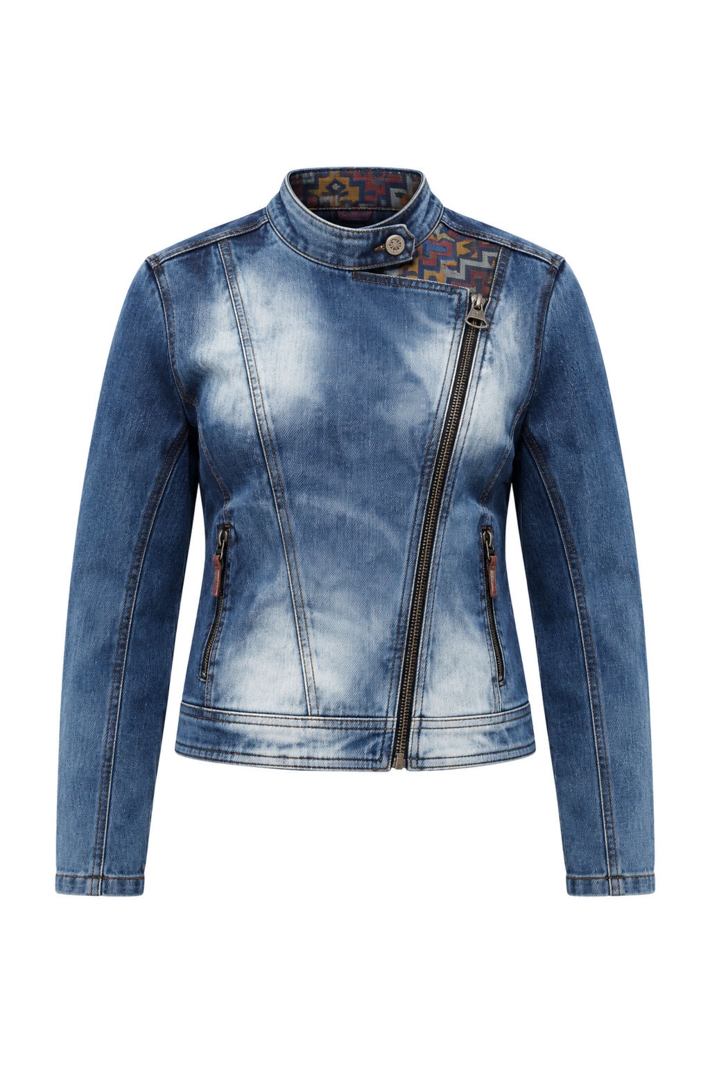 Cipo & Baxx Jeansjacke »JEANS JACKET« ohne Kapuze modisches Statement
