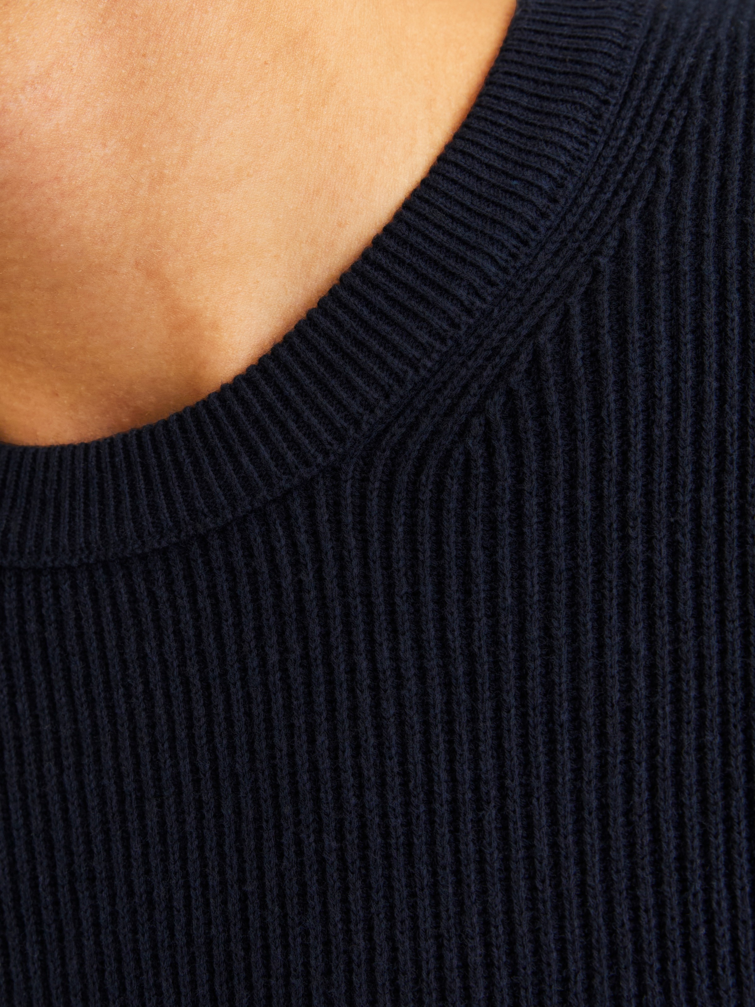 Jack & Jones Rundhalspullover »JJEPERFECT – Pullover mit pflegeleichter Qualität, Structure Fit«, unifarben, modisch, regular fit, Strick, Rundhals