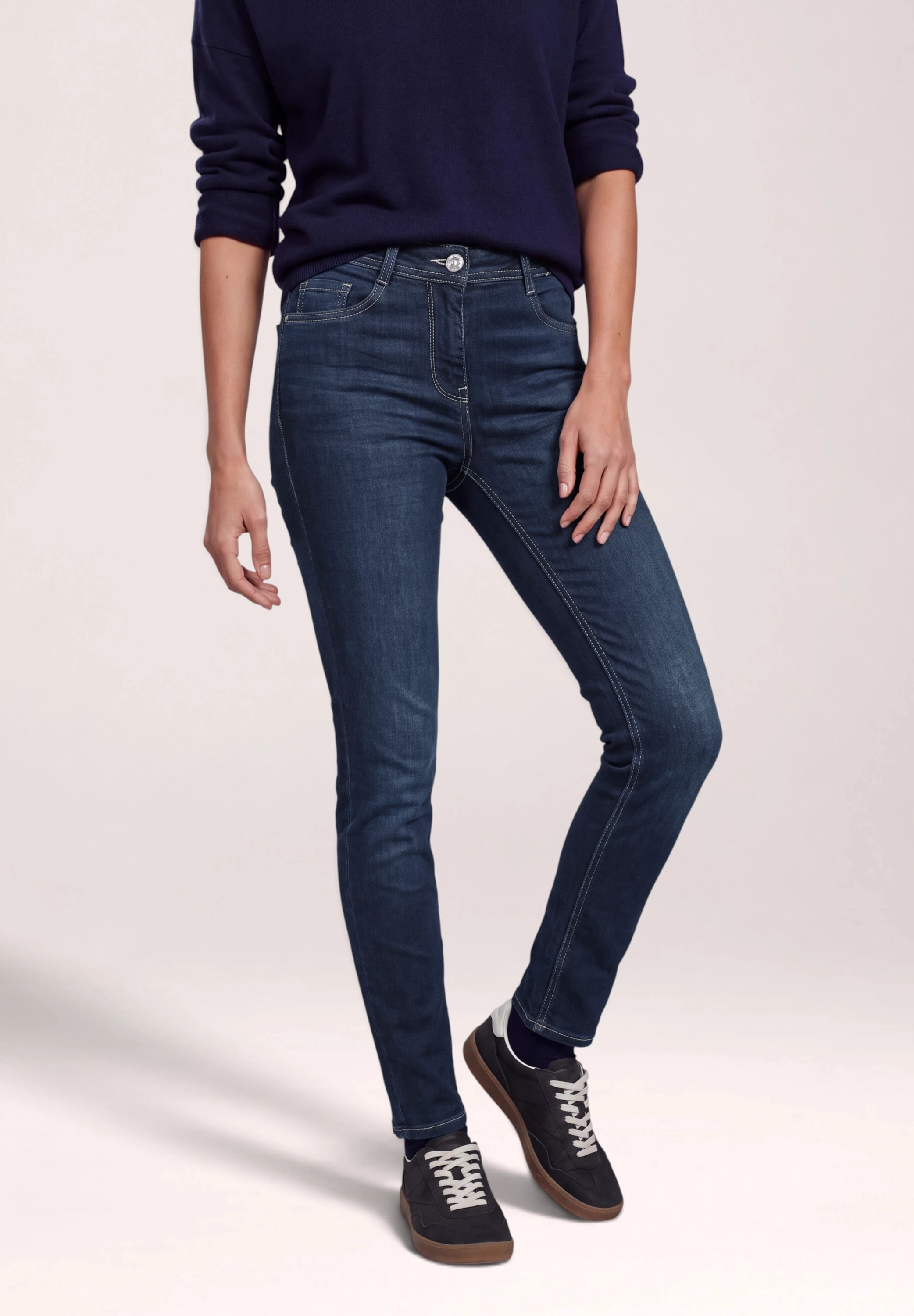 Cecil Slim-fit-Jeans High Waist