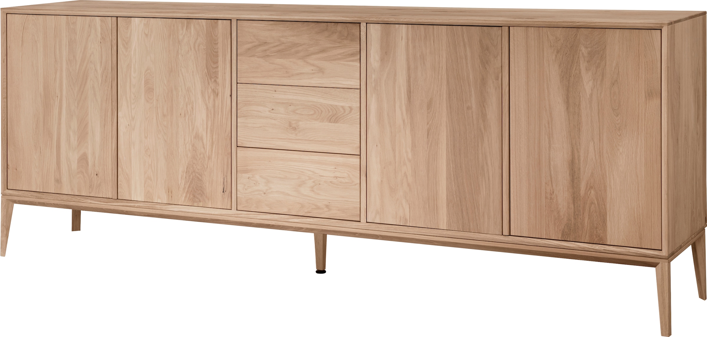 Home affaire Sideboard "Koda, Anrichte mit 2 Schränken & 3 Schubladen, Push günstig online kaufen