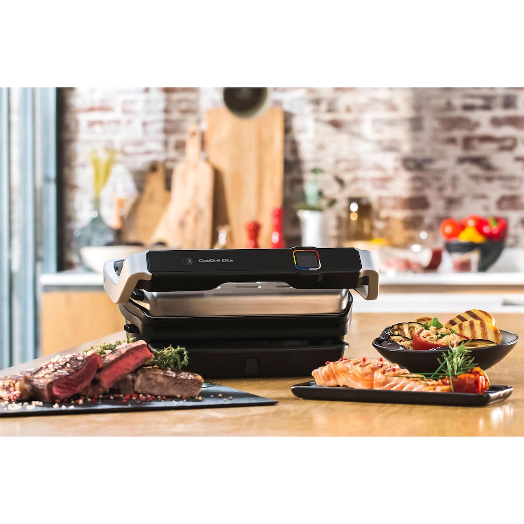 Tefal Kontaktgrill »GC750D OptiGrill Elite«, 2000 W