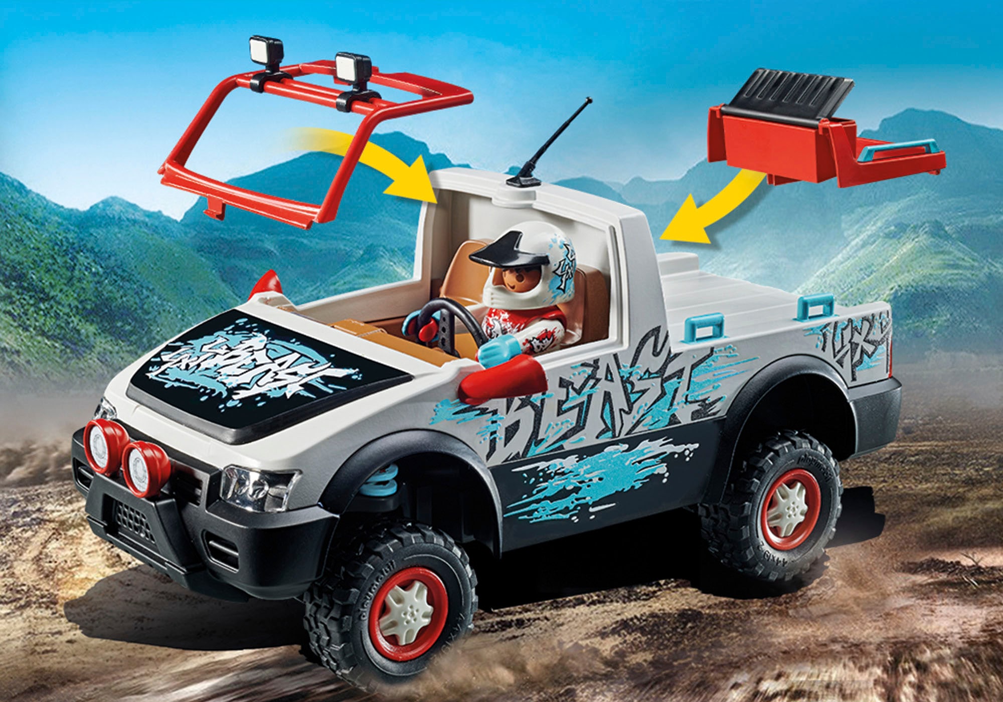 Playmobil® Konstruktions-Spielset »Rally-Car (71430), My City Life«, (74 St.)