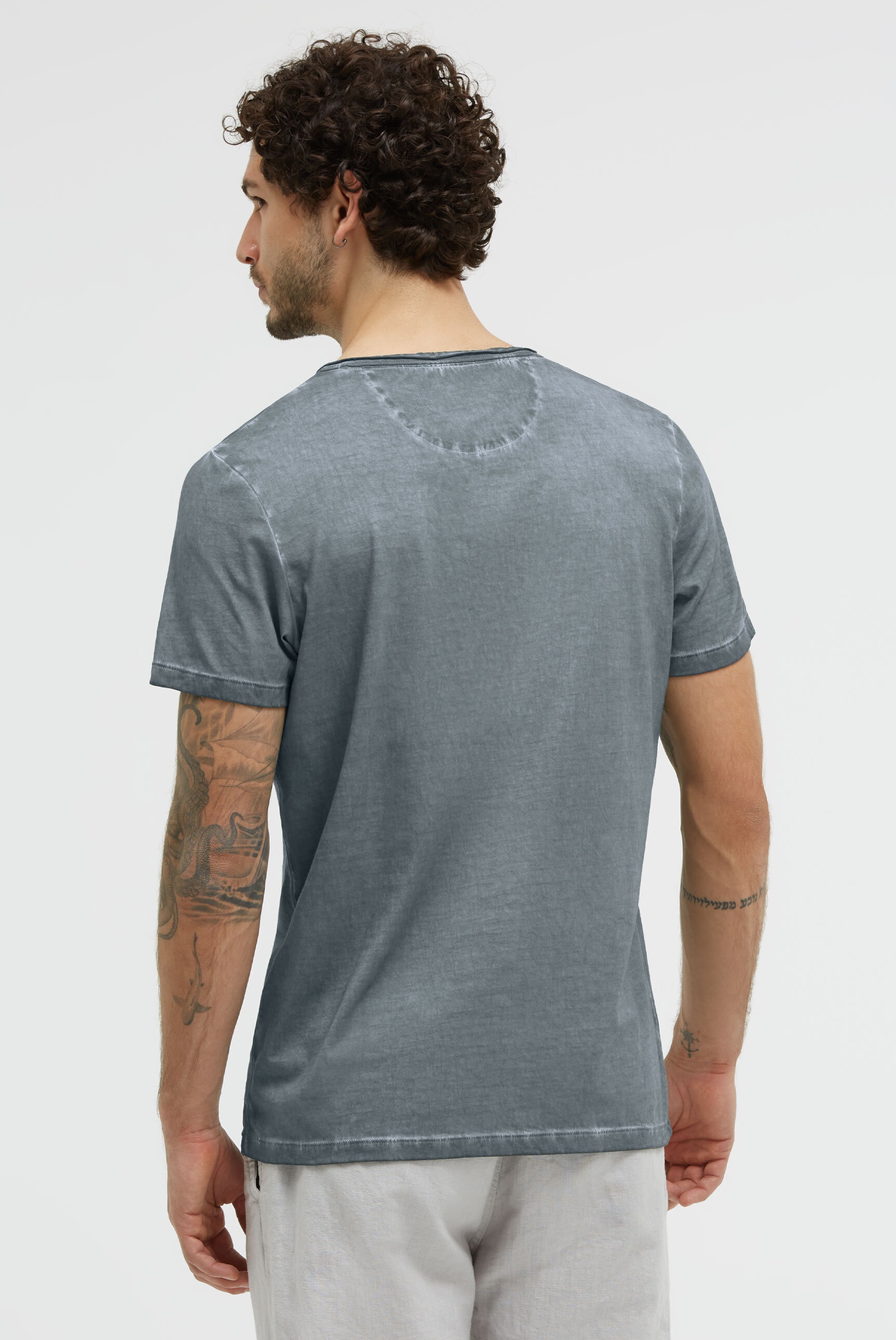 CAMP DAVID Henleyshirt aus Baumwolle
