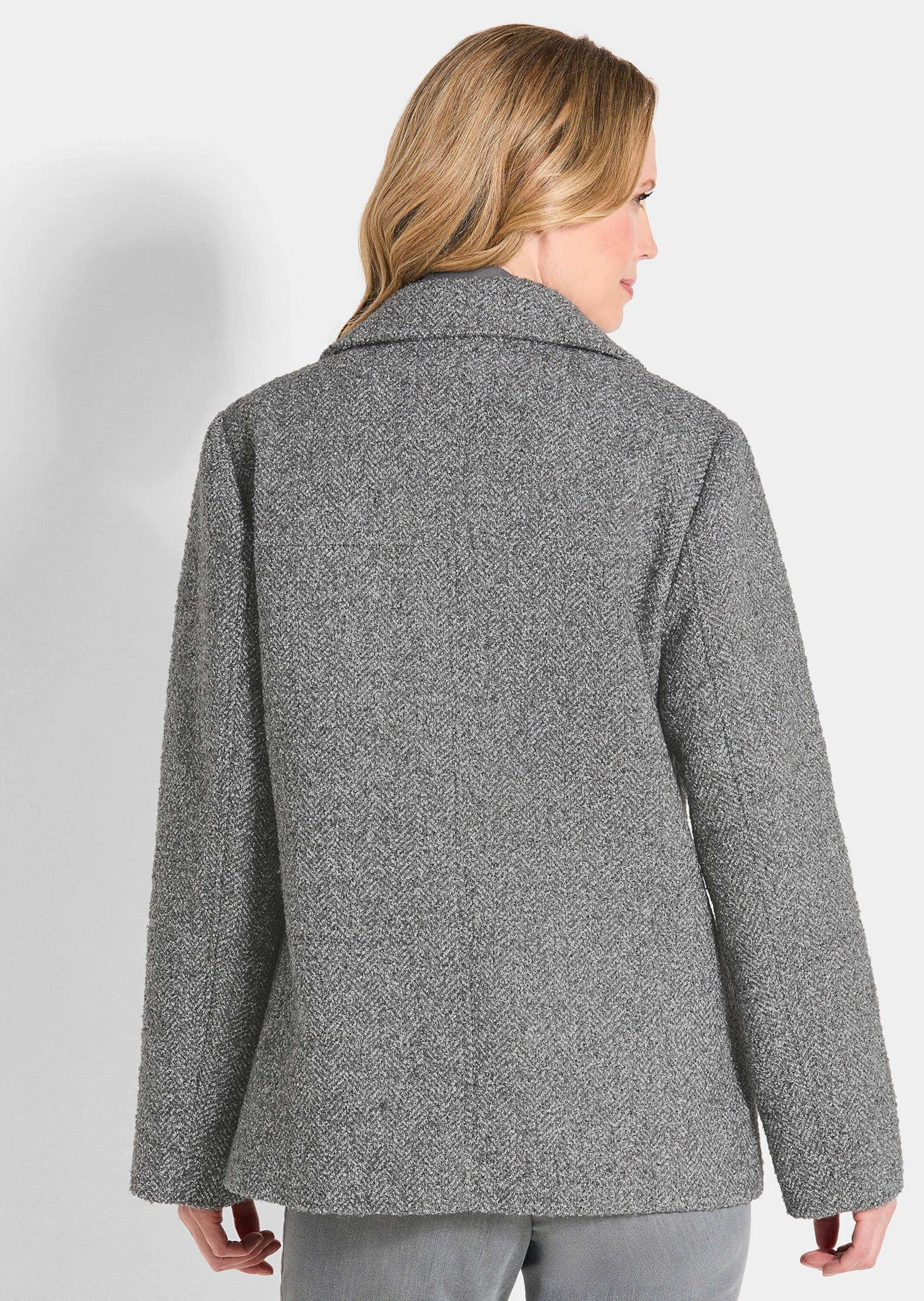 GOLDNER Kurzjacke »Jacke in 2-in-1-Optik mit Steppeinsatz«
