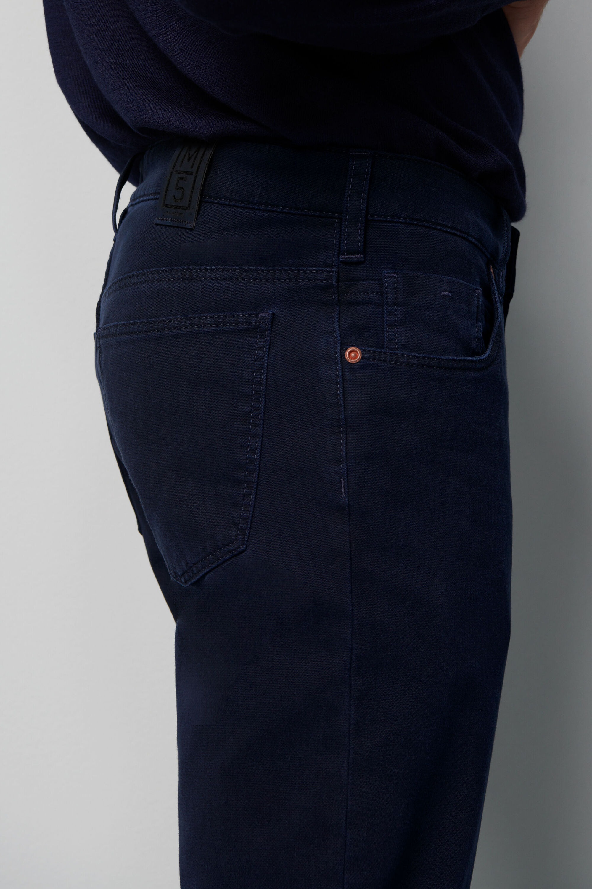 MEYER Chinos »Five-Pocket-Hose«, im unifarbenen Design