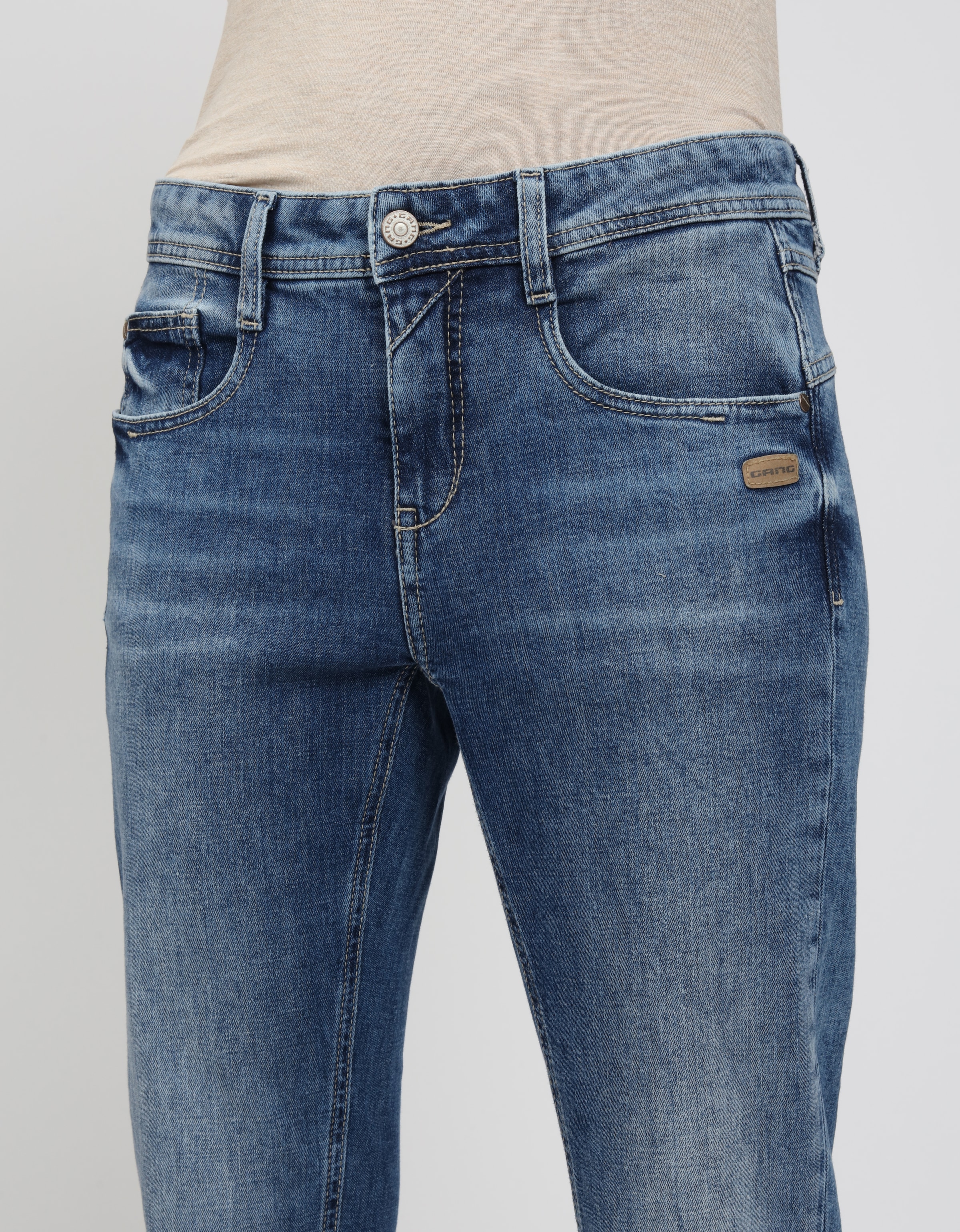 GANG Relax-fit-Jeans »94AMELIE CROPPED«, in 5-Pocket-Style