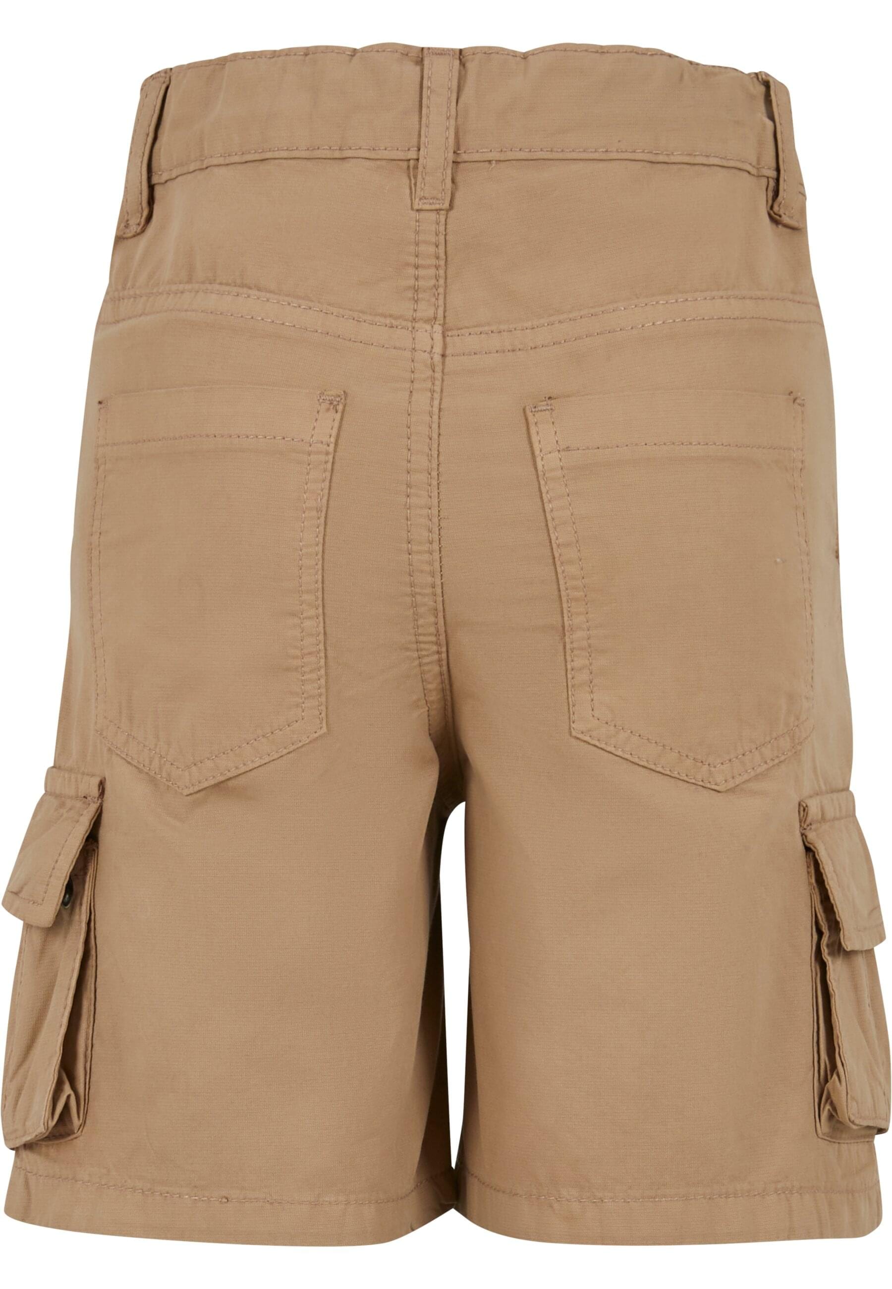 URBAN CLASSICS Cargoshorts »Urban Classics Boys Knee Pleat Cargo Shorts«, (1 tlg.)