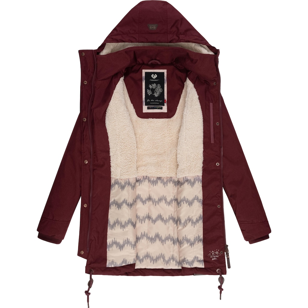 Ragwear Winterjacke »Tunned«, mit Kapuze