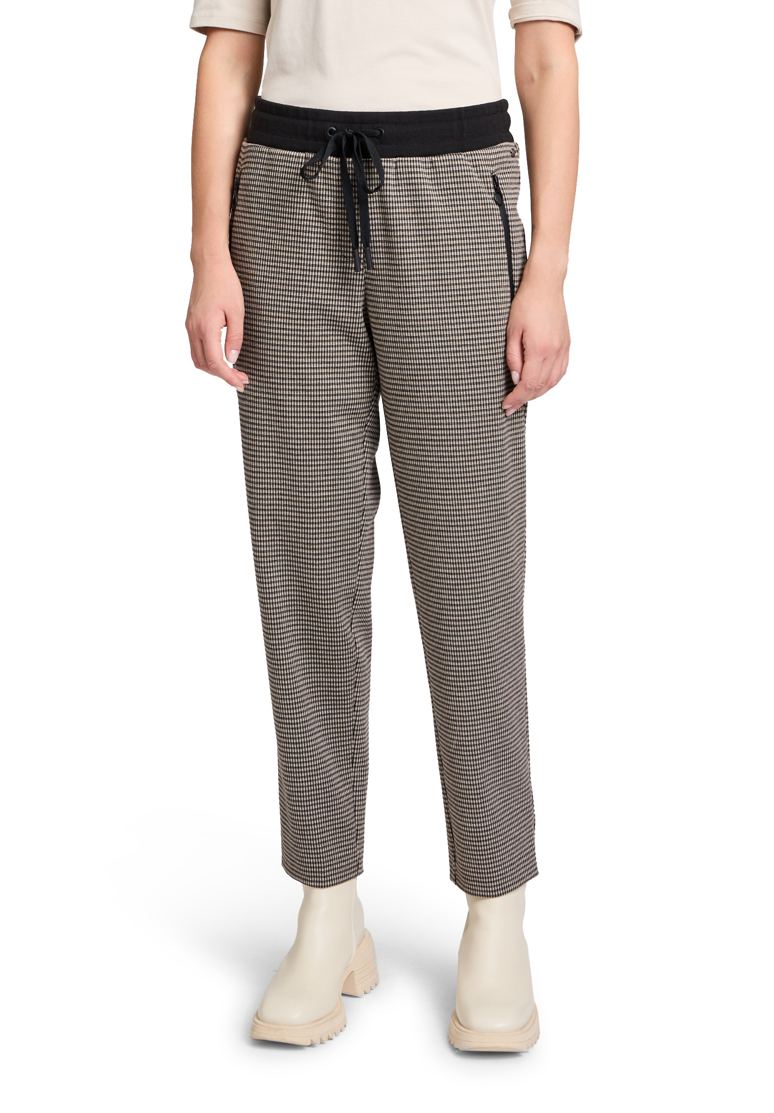 Betty&Co Schlupfhose "Damen mit Reißverschlusstaschen" Reißverschluss günstig online kaufen