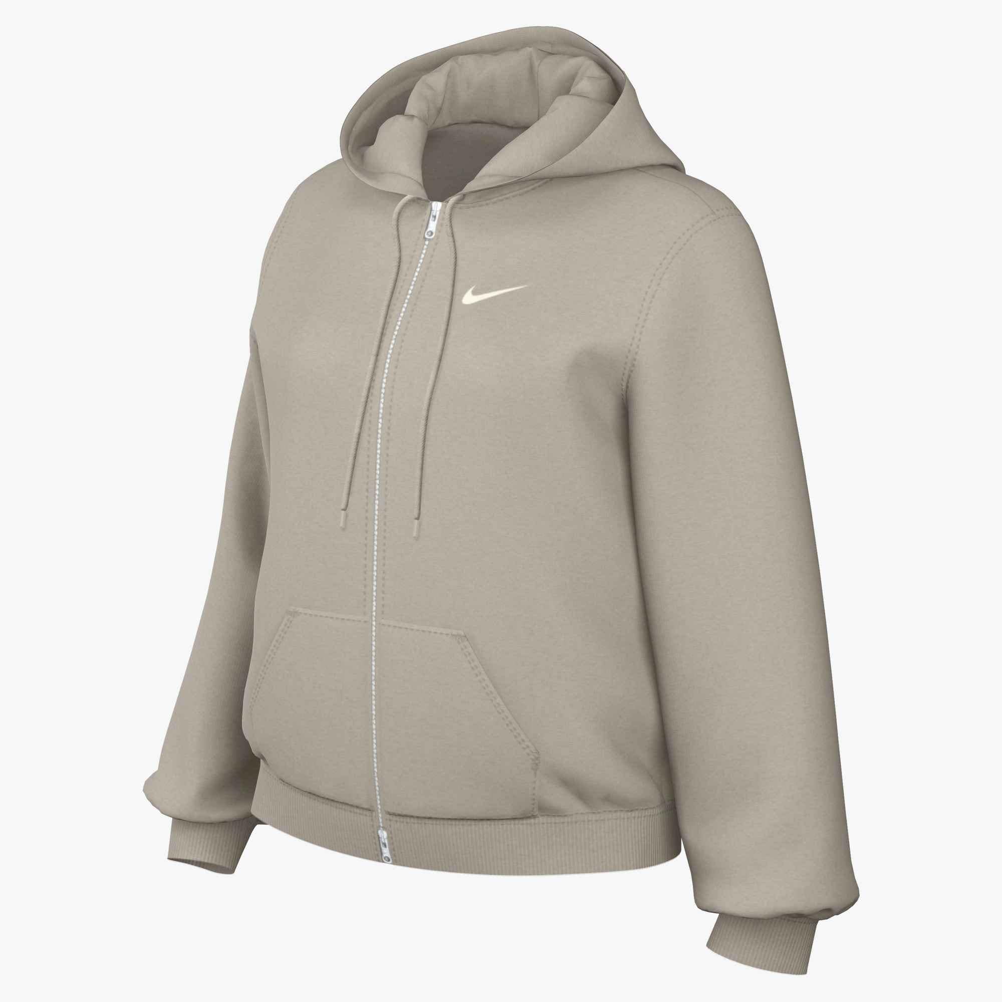 Nike Sportswear Kapuzensweatjacke »W NK STDO FLC MW STD FZ HDY« mit Kapuze, Langarm, aus angerauter Sweatware