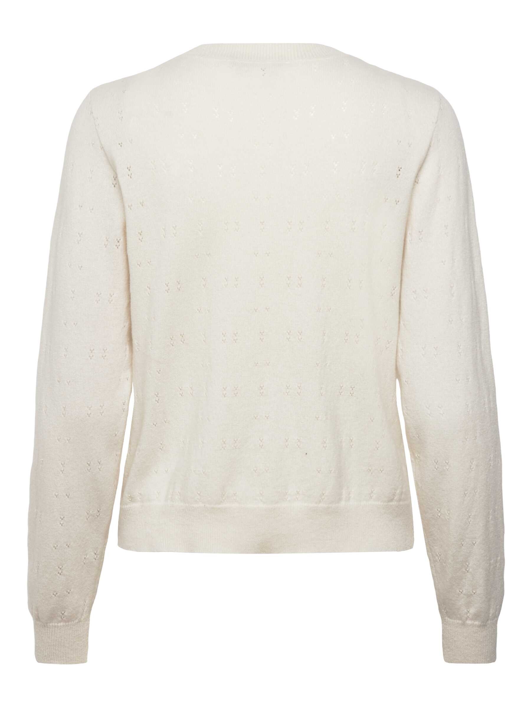 rosemunde Strickjacke "Laica Pointelle cardigan" mit Rundhalsausschnitt, wu günstig online kaufen