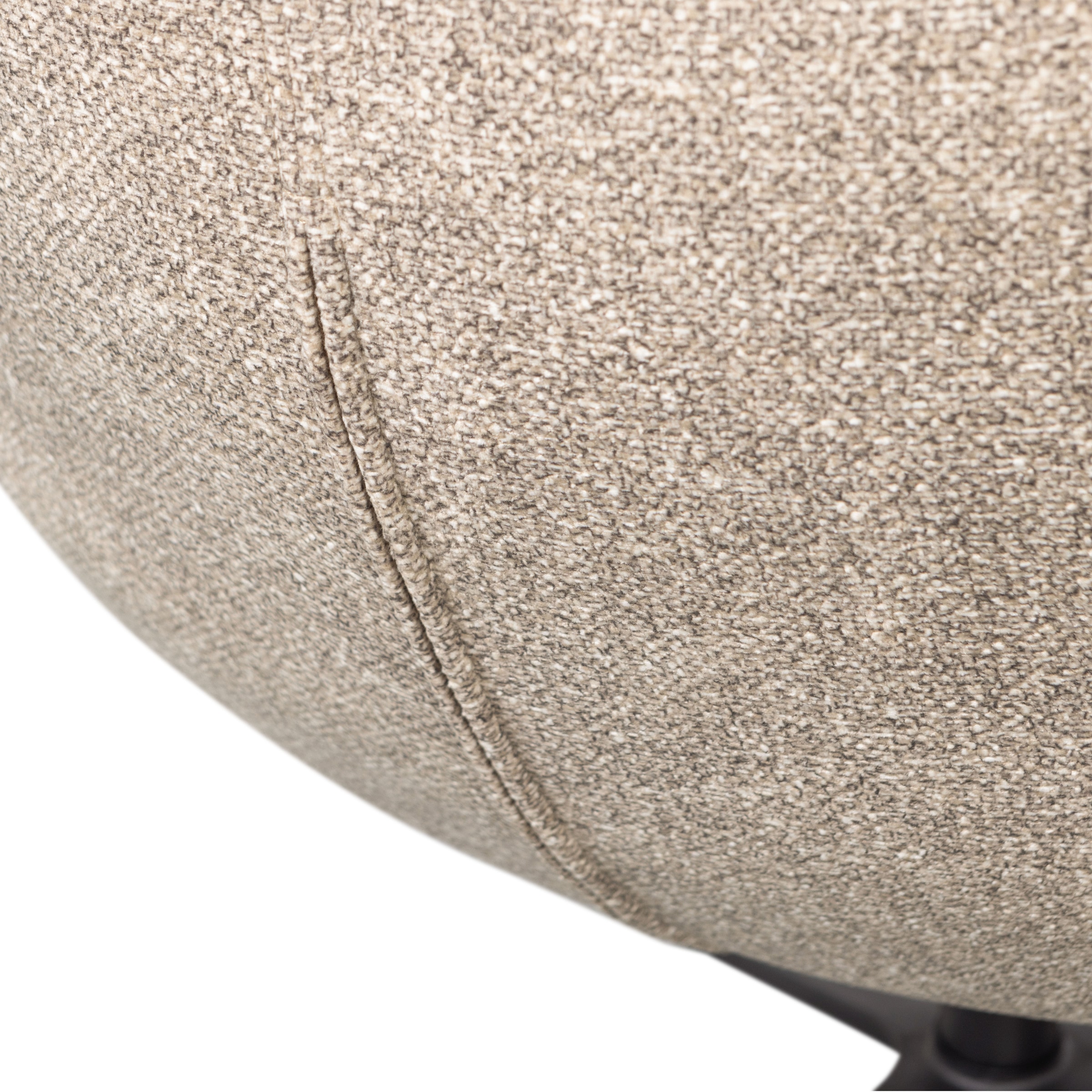 WOOOD Drehsessel »Arve mit Gewebtem Bezug und Drehmechanismus B 82 x T 87 x H 86 cm« Sehr hohe Verschleißfestigkeit, Tragkraft 120 kg, Metallgestell