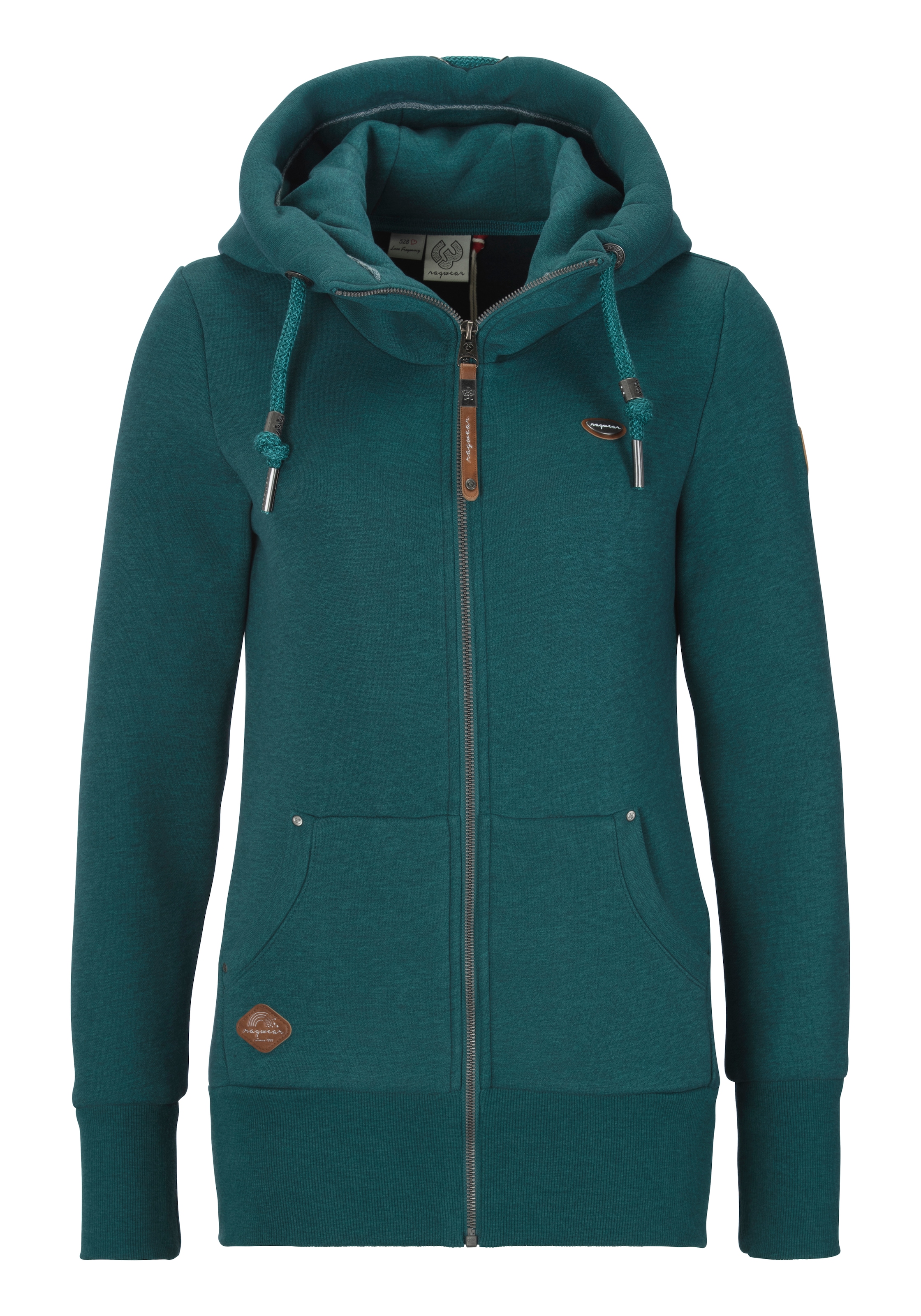 Ragwear Sweatjacke »NESKA ZIP O«, mit extra breiten Bündchen