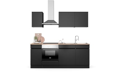 Küche »Safeli«, Breite 210 cm, wahlweise mit oder ohne Hanseatic-E-Geräte