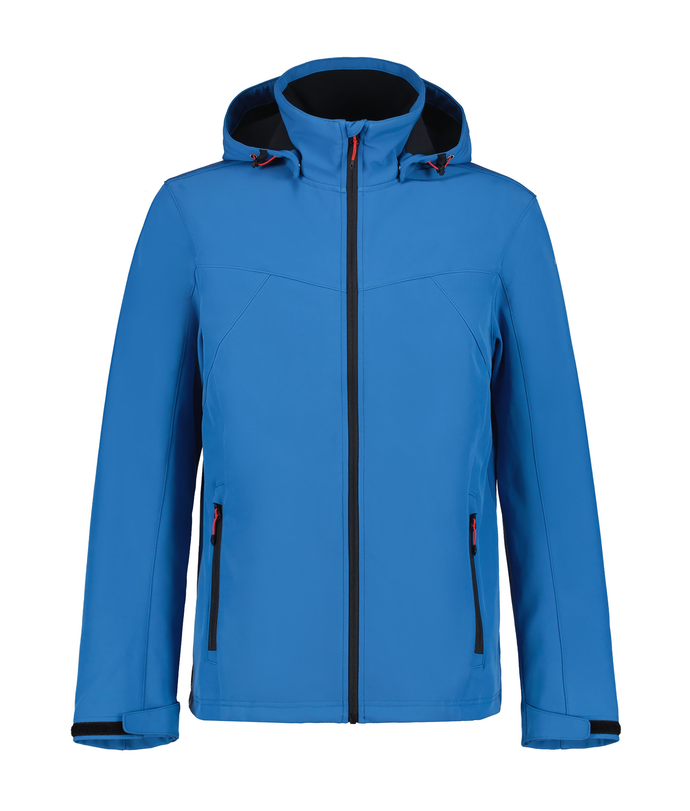 Icepeak Softshelljacke "H SOFTSHELLJACKE BRIMFIELD", mit Kapuze, mit dezenten Logoschriftzügen