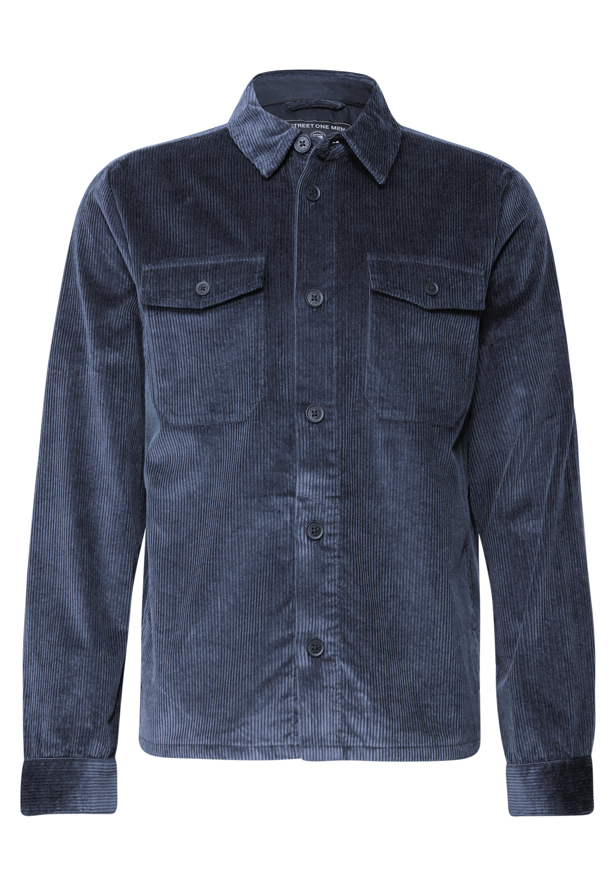 STREET ONE MEN Outdoorjacke, ohne Kapuze, aus reiner Baumwolle