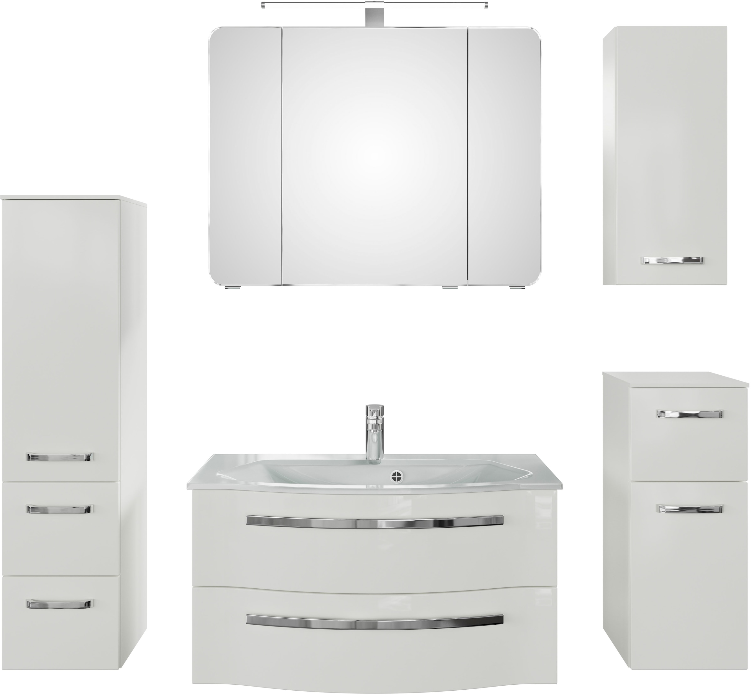 Saphir Badmöbel-Set "Serie 4005", (Set, 6 St.), Badmöbel-Set Serie 4005, vo günstig online kaufen
