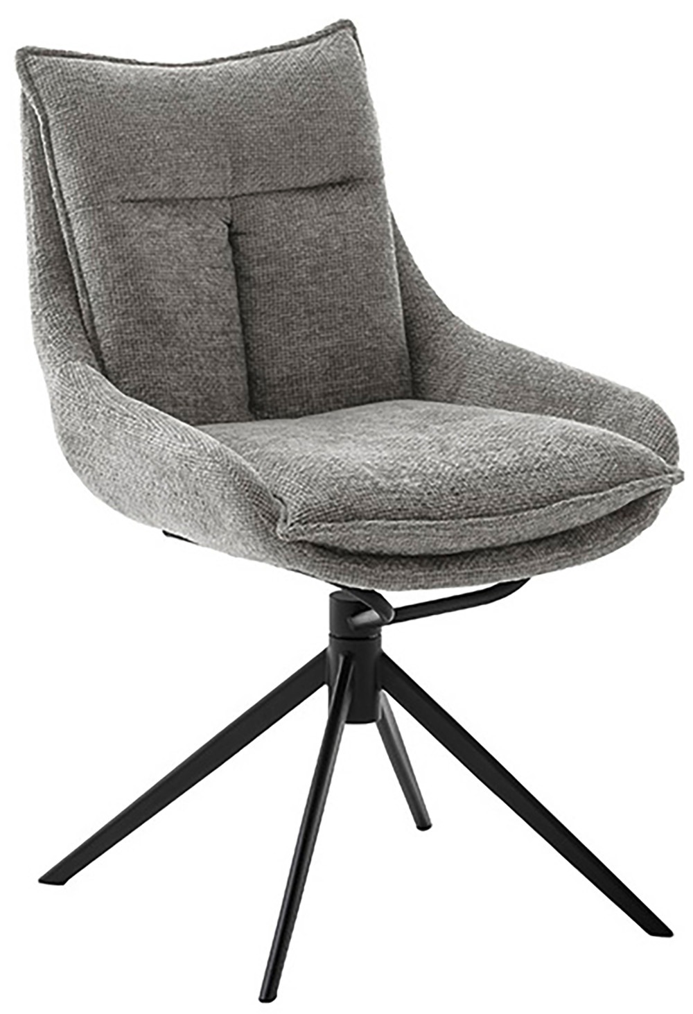 MCA furniture Esszimmerstuhl "PARKER", Strukturstoff, (2er-Set), drehbar 36 günstig online kaufen