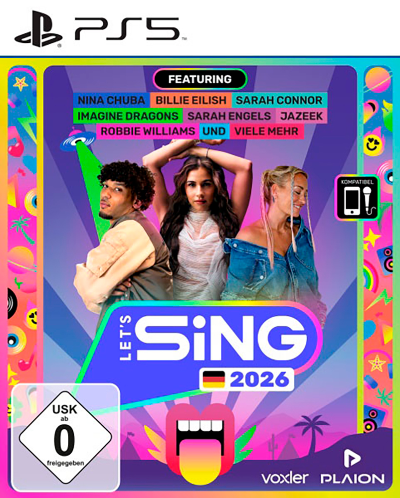 Ravenscourt Spielesoftware »Let's Sing 2026 German Version«, PlayStation 5