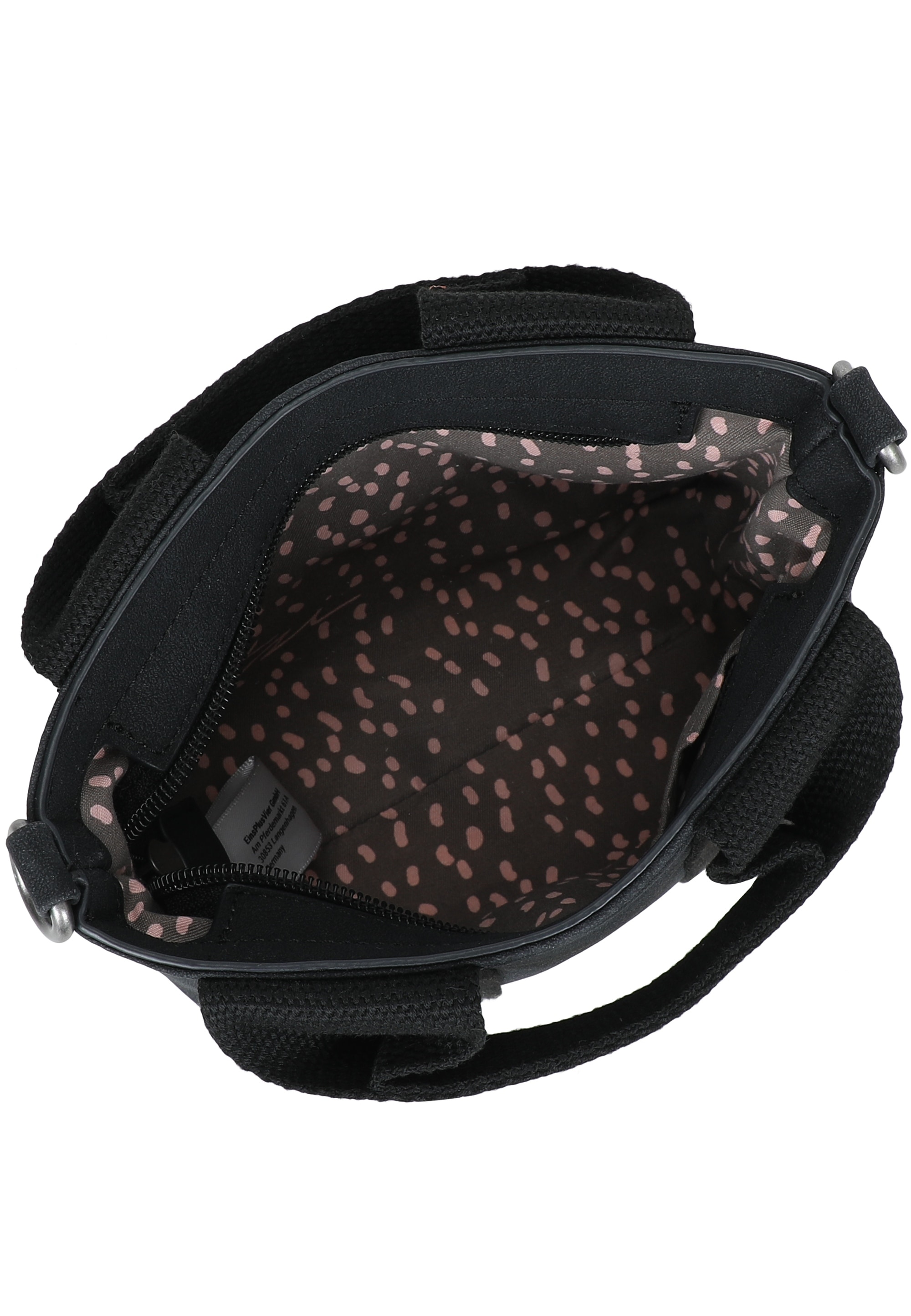 Fritzi aus Preußen Schultertasche »Fritzi Bini Jive Blackini« mit breiten Webbing-Schulterriemen