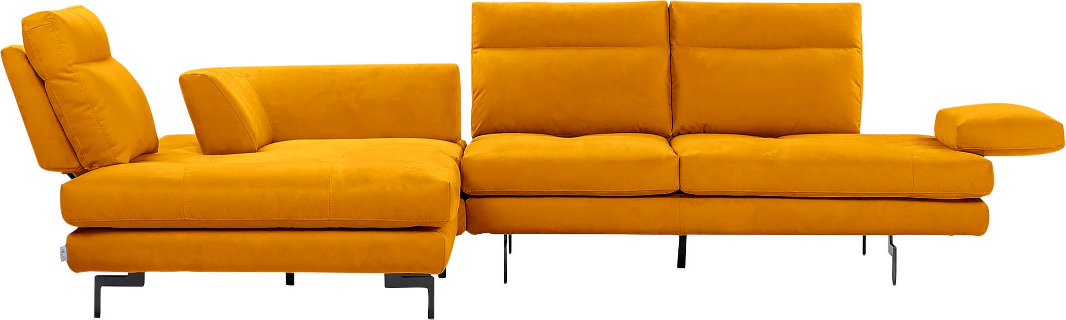 CALIA ITALIA Ecksofa "Toby Wing, Komfortsofa mit Sitzkomfort der Extraklass günstig online kaufen