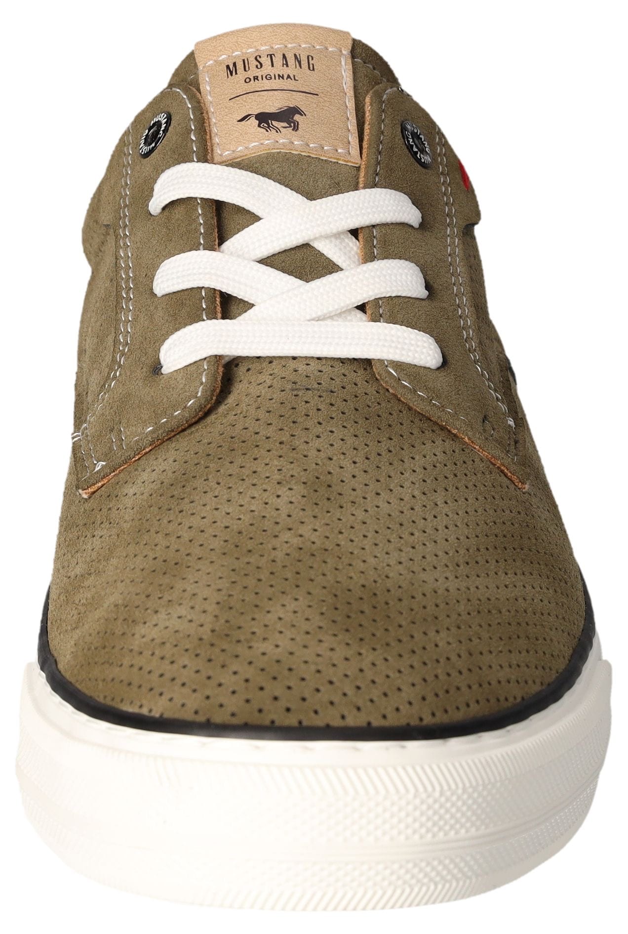Mustang Shoes Sneaker, Freizeitschuh, Halbschuh, Schnürschuh mit Ziernaht