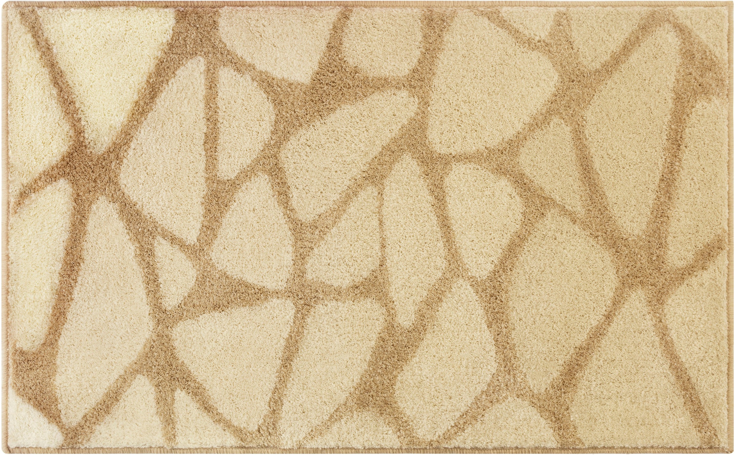 Thumbnail - Kleine Wolke Badematte "Inspire" Höhe 15 mm rutschhemmend beschichtet fußbodenheizungsgeeignet Badteppich, Stein Optik, ...