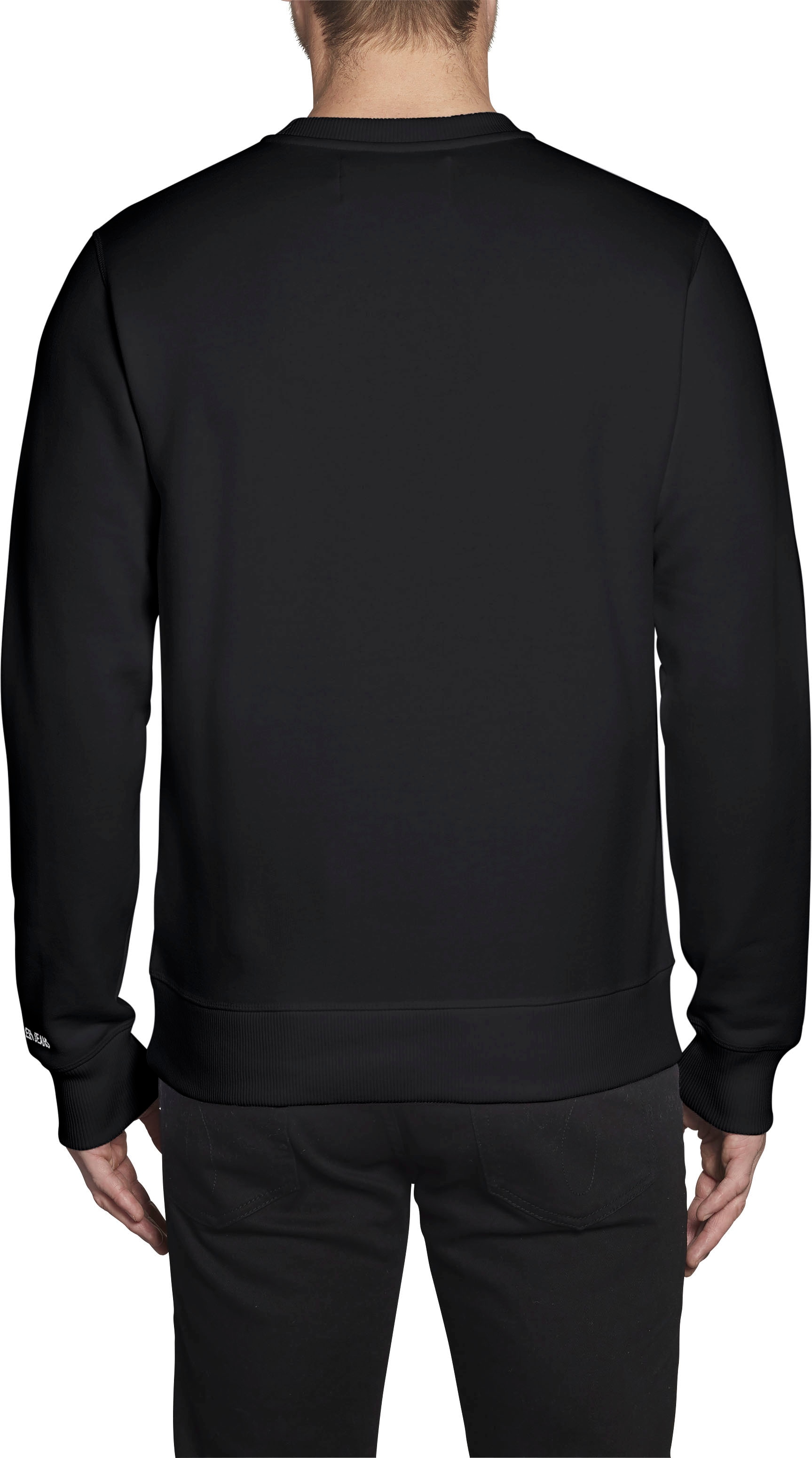 Calvin Klein Jeans Sweatshirt »CK ESSENTIAL REG CN«, mit Logoschriftzug auf dem Arm